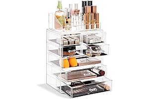 Sorbus Clear Makeup Storage Organizer - The Perfect Solution for All Your Beauty Essentials