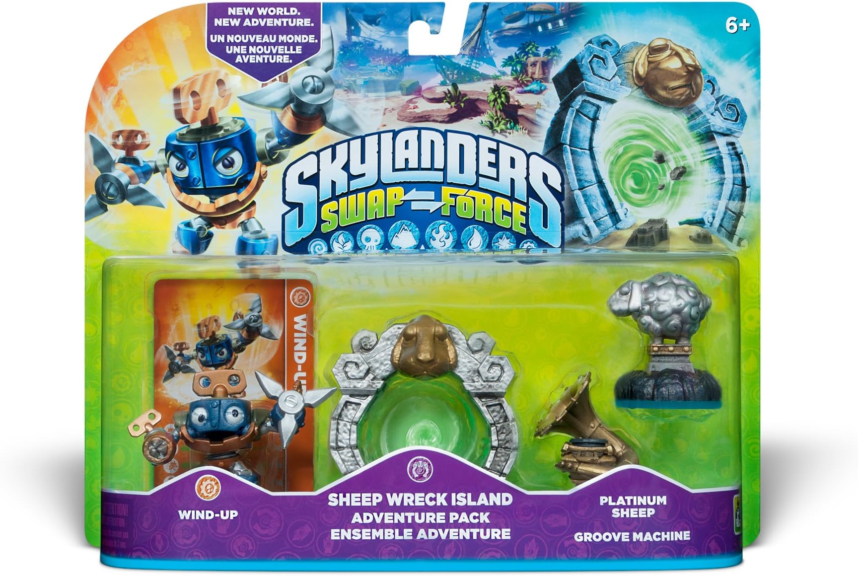 Skylanders SWAP Force Sheep Wreck Island Adventure Pack