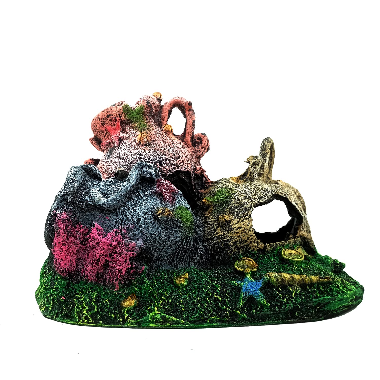 JAINSONS PET PRODUCTS Ancient Broken Pots Aquarium Ornament Antique Broken Pots Hiding Cave Fish Tank Landscape Ornament Aquarium Fish Ornament with Air Stone Bubble Diffuser (B09XF37DC7) Amazon Price History, Amazon Price Tracker