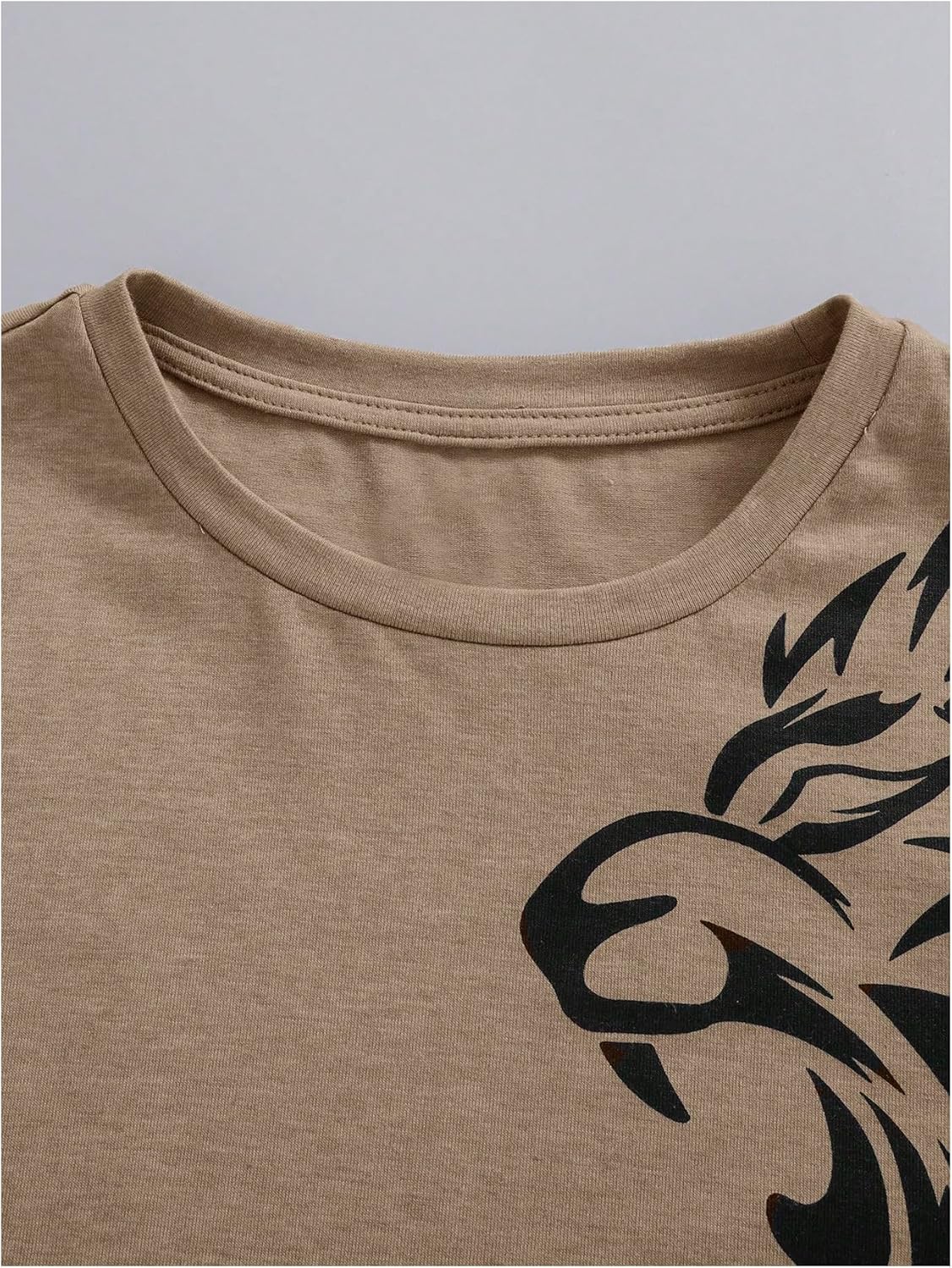 SweatyRocks Boy's Letter Print T Shirts Crew Neck Short Sleeve Graphic Tees Tops - Image 5