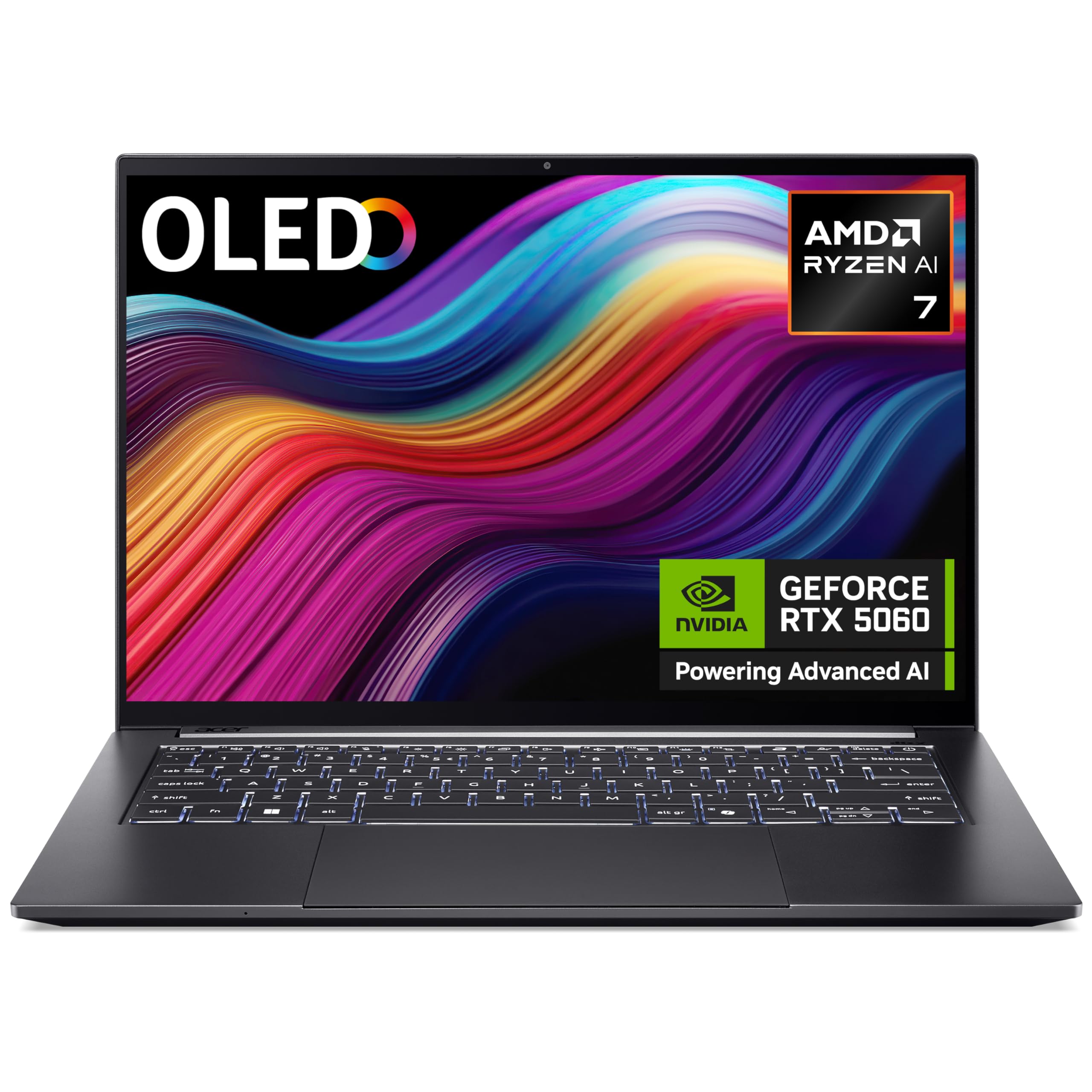 Acer Swift Go 14 AI SFG14-64 Co-Pilot+ Laptop - AMD Ryzen AI 7 350, 16GB, 1TB SSD, Integrated Graphics, 14" WUXGA OLED, Windows 11, Silver