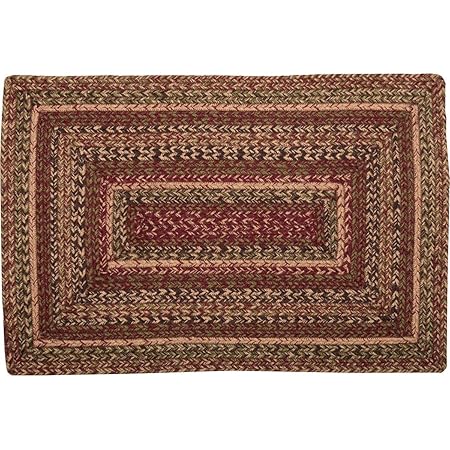 Amazon.com: VHC Brands Tea Cabin Jute Rectangular Rug 24x36 Country ...