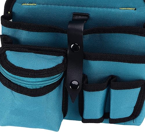 Miniatura 6 de Bolsa de herramientas para electricista con clip para cinturón, bolsa organizadora de herramientas, bolsa de herramientas de jardín, bolsa de