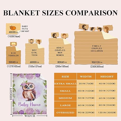 Vista 106 de Regalo personalizado para niños/niños, mantas de zorro personalizadas para sofá, cama, dormitorio, sala de estar, manta ligera