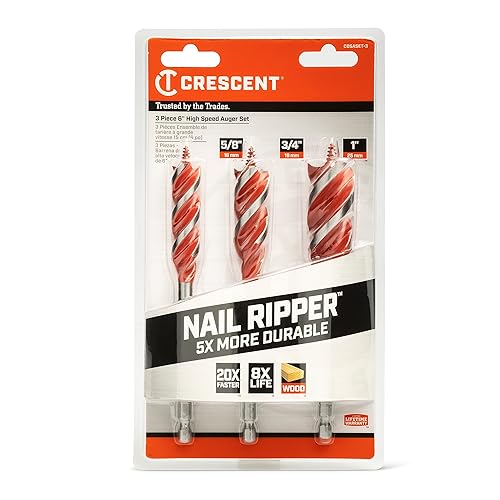 Miniatura 6 de Crescent Juego de barrena de alta velocidad de 3 piezas - 6.25"  CDSASET-3