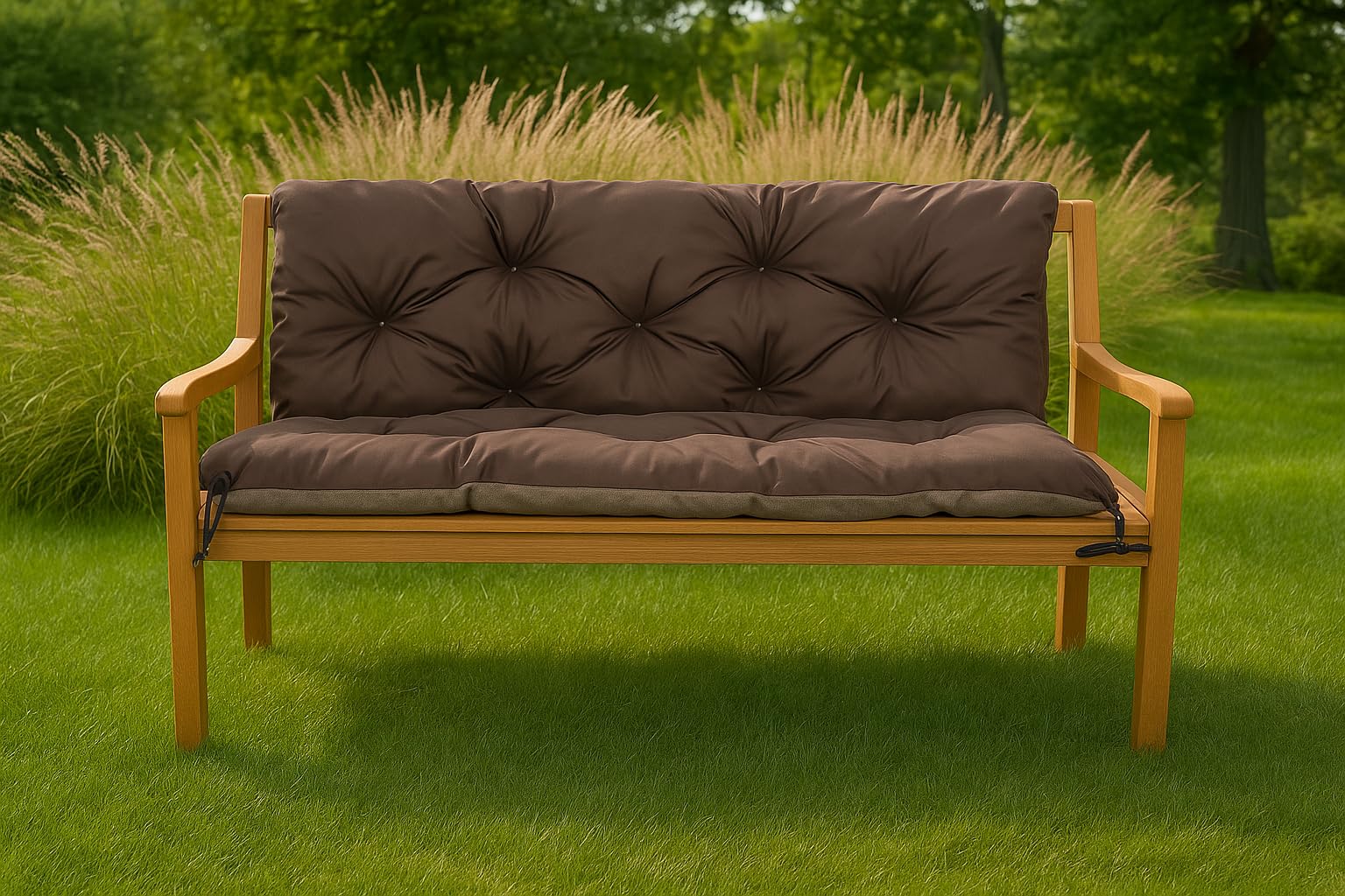 Hollywood Cuscino per Dondolo da Giardino 160x50x50 cm Marrone