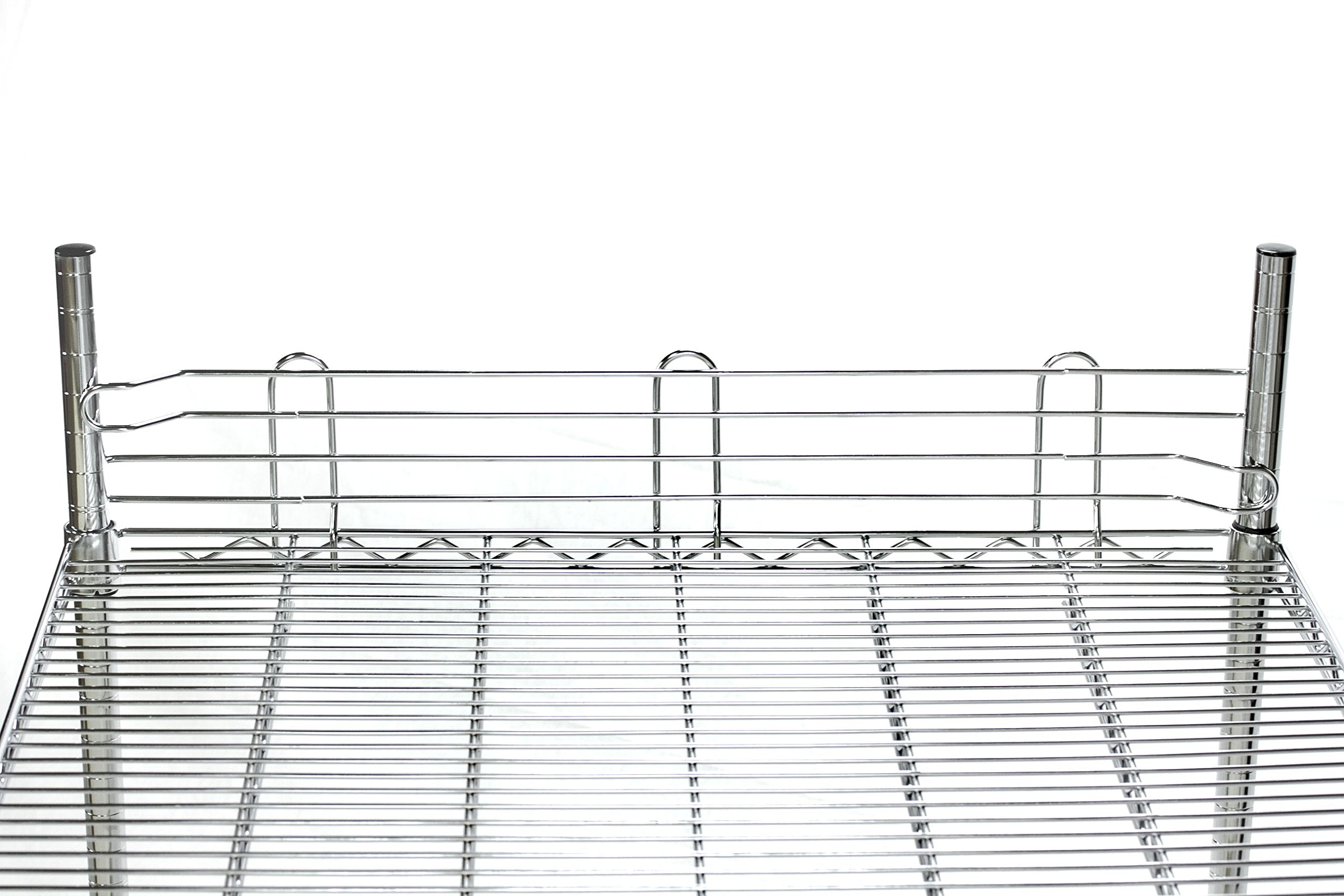 Shelving Inc. 48" w Ledge for Wire Shelving, 4 Count