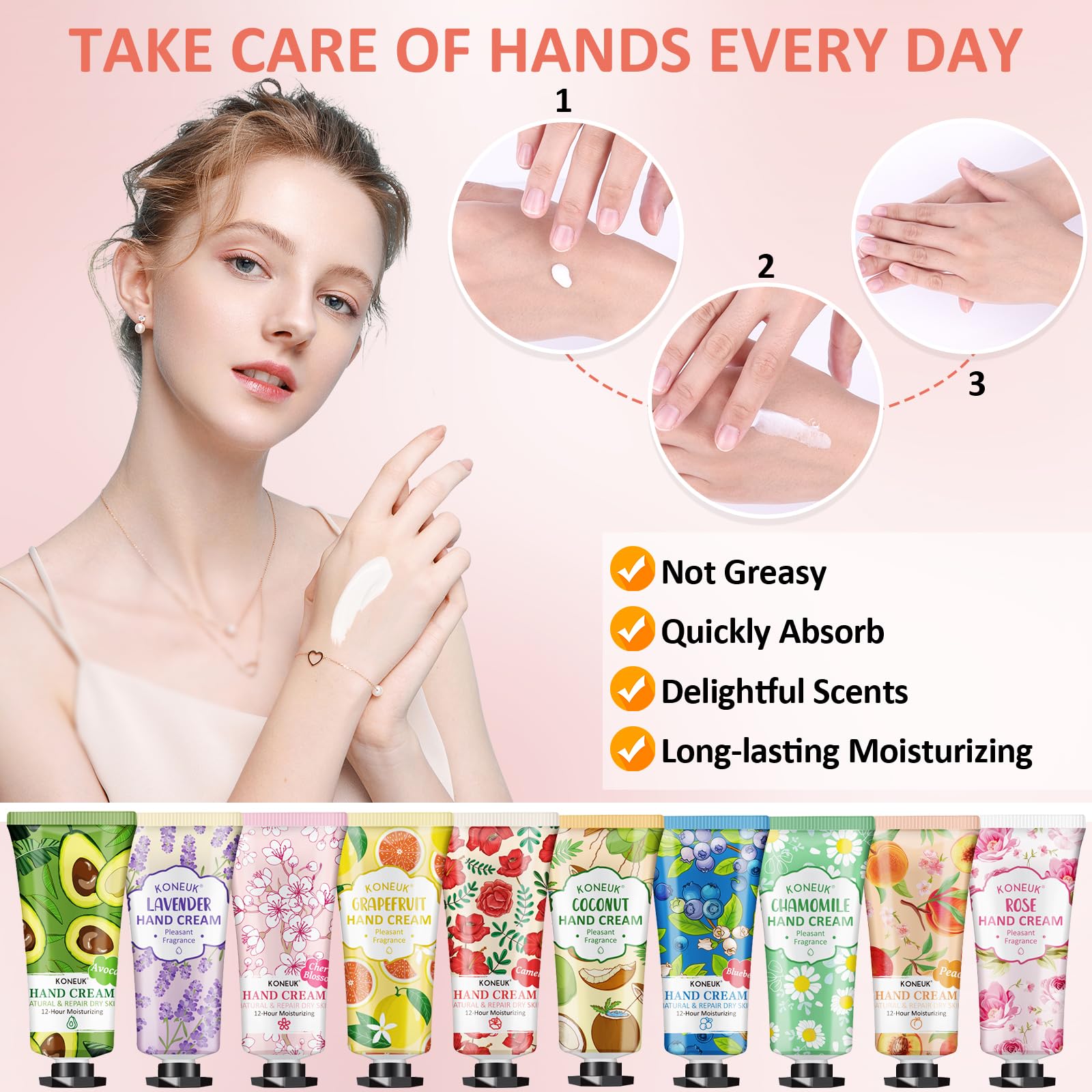 240 Pack Hand Cream Set for Women, Christmas Gifts, Bridesmaid Gifts, Birthday Gifts, Small Gifts and Stocking Stuffers for Guests, Bulk Moisturizing Hand Lotion Travel Size for Dry Cracked Hands: D-112 Pack Hand Cream