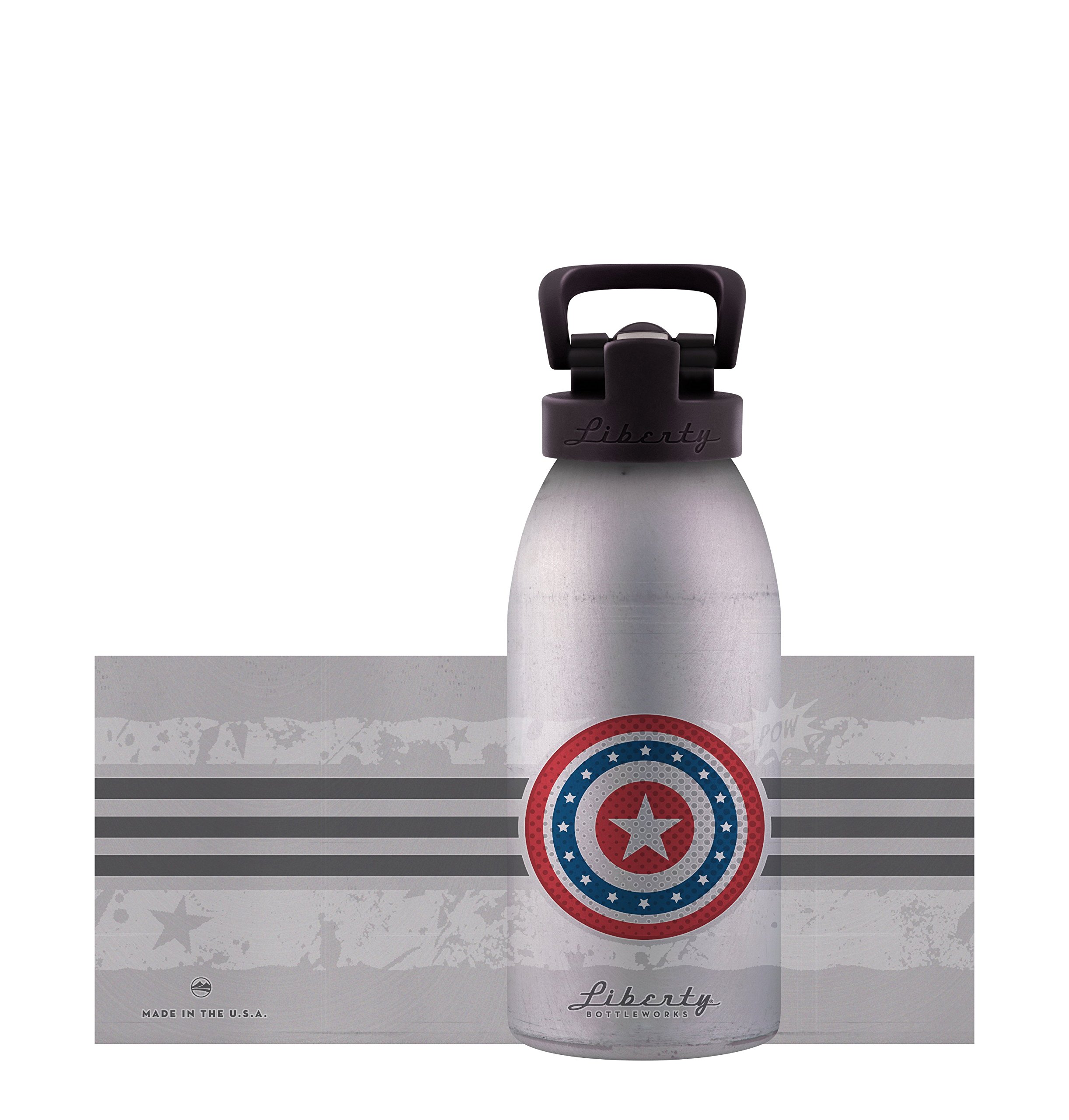 Gourde Liberty Bottleworks 24 Oz - Carte De Portland Oregon Et OHSU - USA