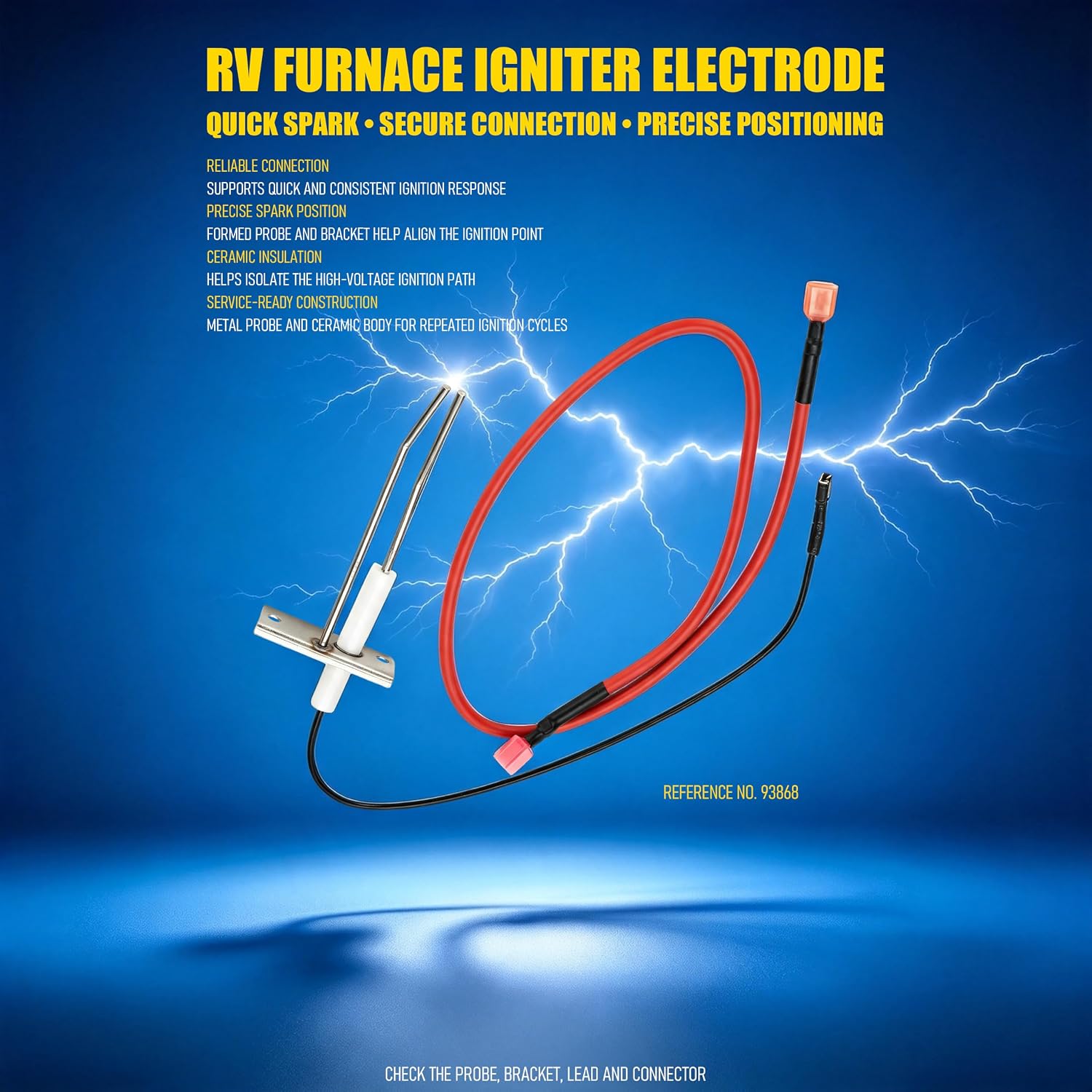 RV Furnace Repair Kit for Atwood AFS/AFM/DFMD, 12V Valve
