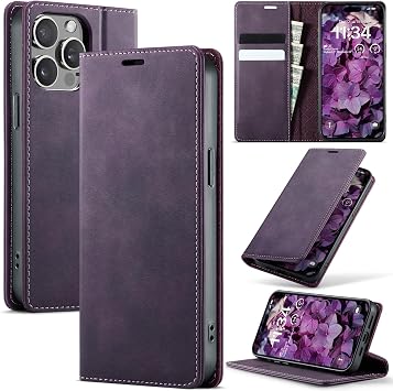 Azororo Coque iPhone 13 Pro, Violet