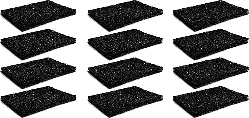 Nispira Recambios de filtro de olor de carbón activado, desodorantes, compatibles con cajas de filtro Simplehuman basura, 12 paquetes