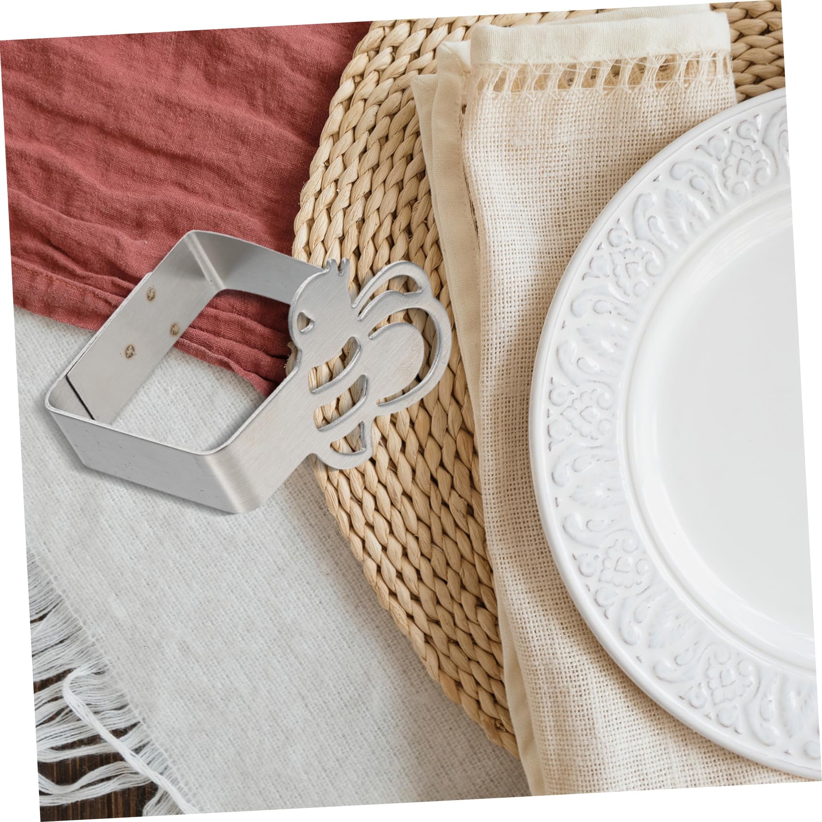 NUOBESTY 3 Set Fermaglio per Tovaglia in Acciaio Inossidabile Supporto per Tovaglia per Esterni Graziosi Fermagli per Tovaglia Tidy Bee Morsetti per Tovaglia Morsetti per 4 Pezzi * 3