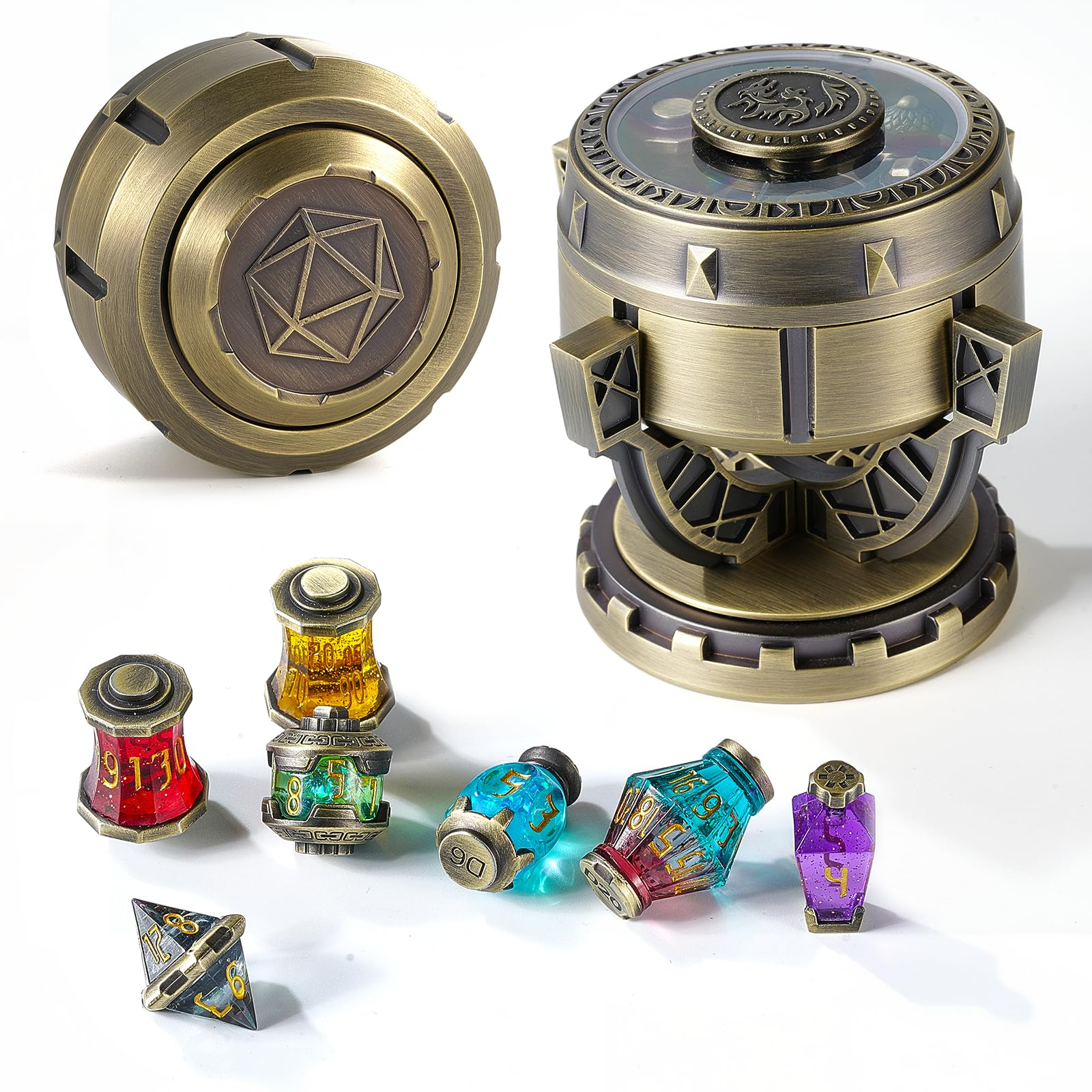 Amazon.com: 2026 DND Dice Set Alchemist's Metallic Elixir Metal Dice Set