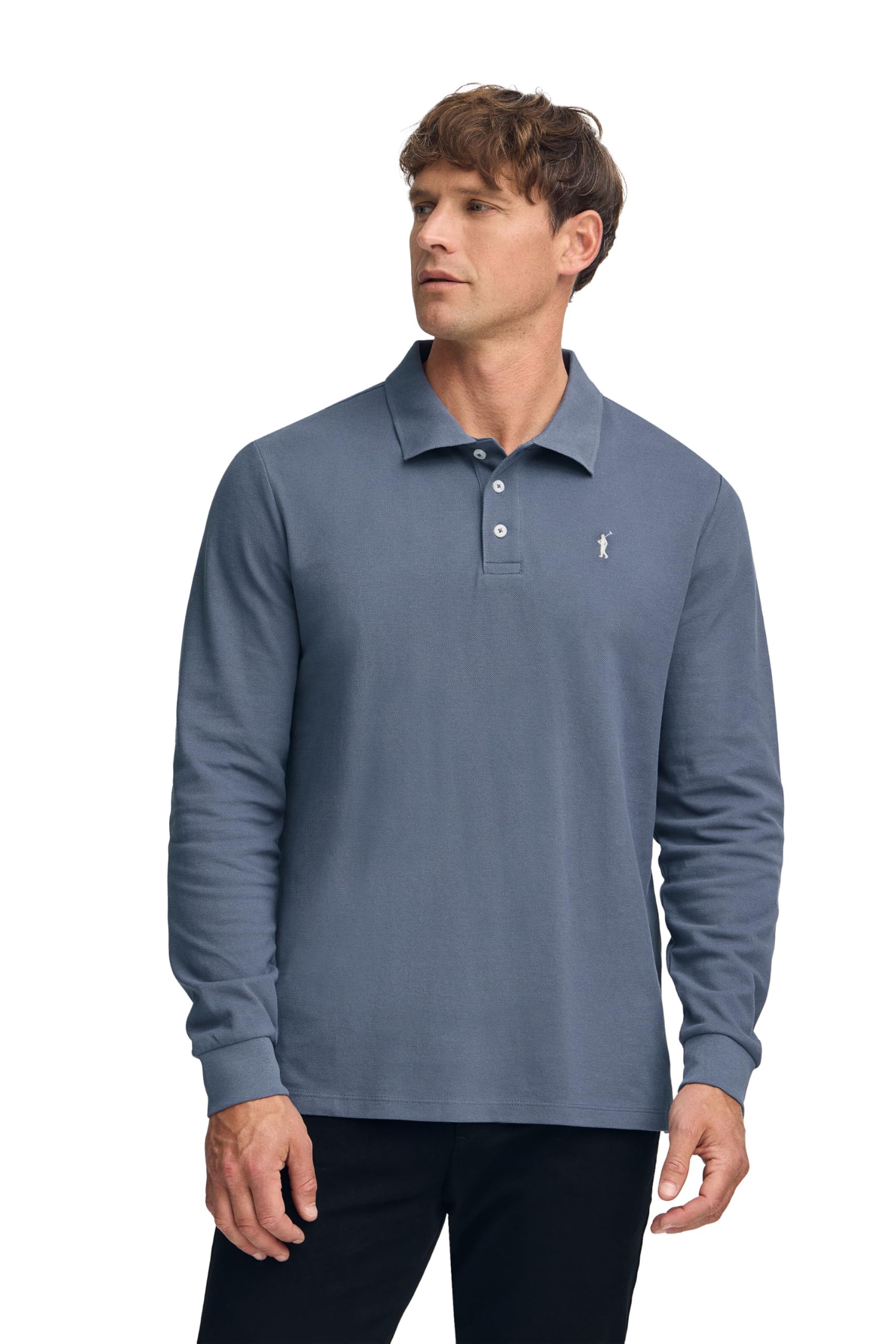 Polo Club Herren Poloshirt Kurzarm Regular Fit Baumwolle Männer Polohemd Longsleeve