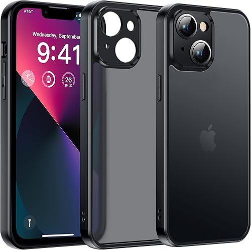 Letazivva Funda mate para iPhone 13, protección completa de la cámara prueba de caídas de grado militar elegante toque premium Funda para iPhone 13