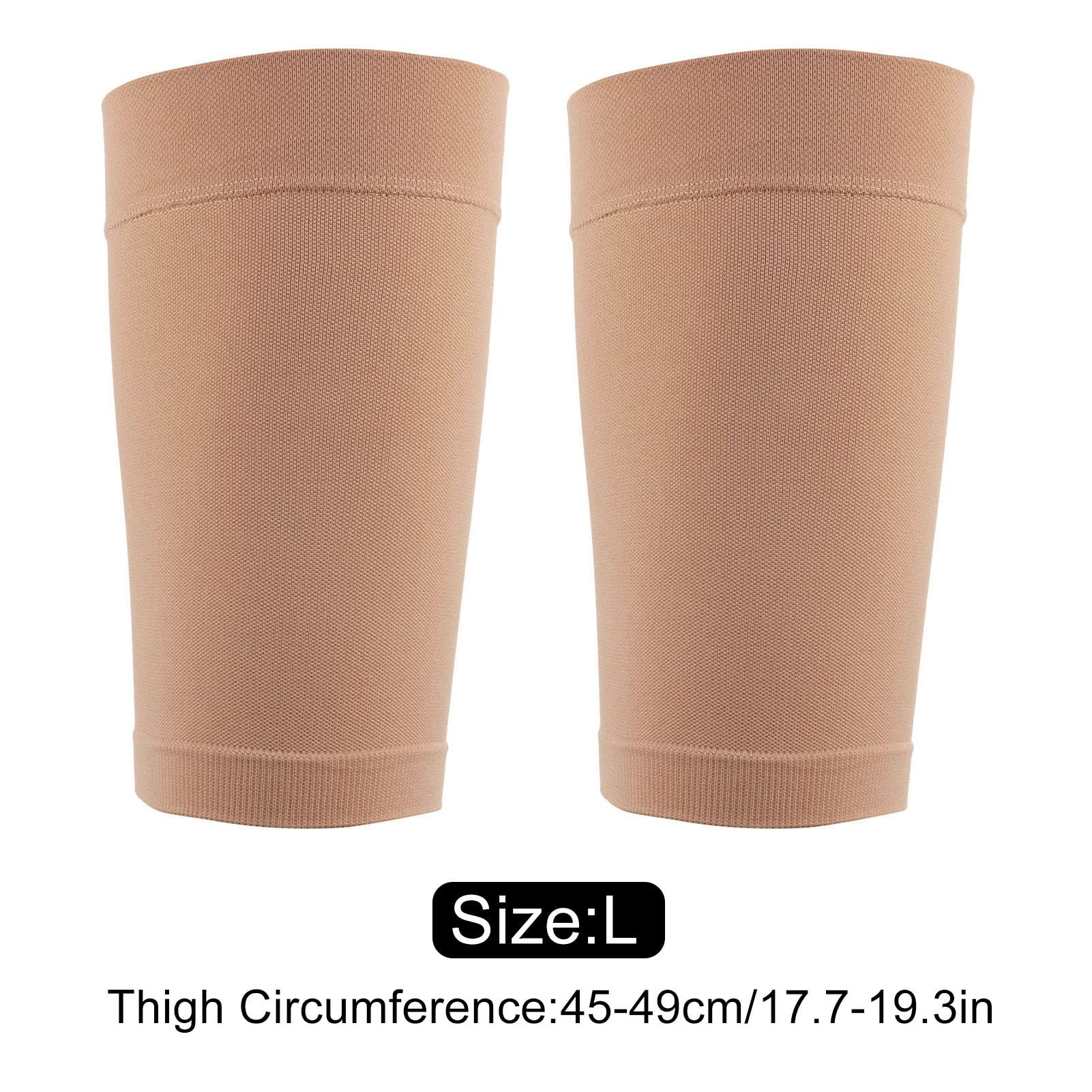 Manchons de Compression pour Cuisse (paire), Unisexe, Manchon de Compression pour les Ischio-jambiers pour la Récupération du Soulagement de la Douleur à L'aine Quadruple, Attelle (L)