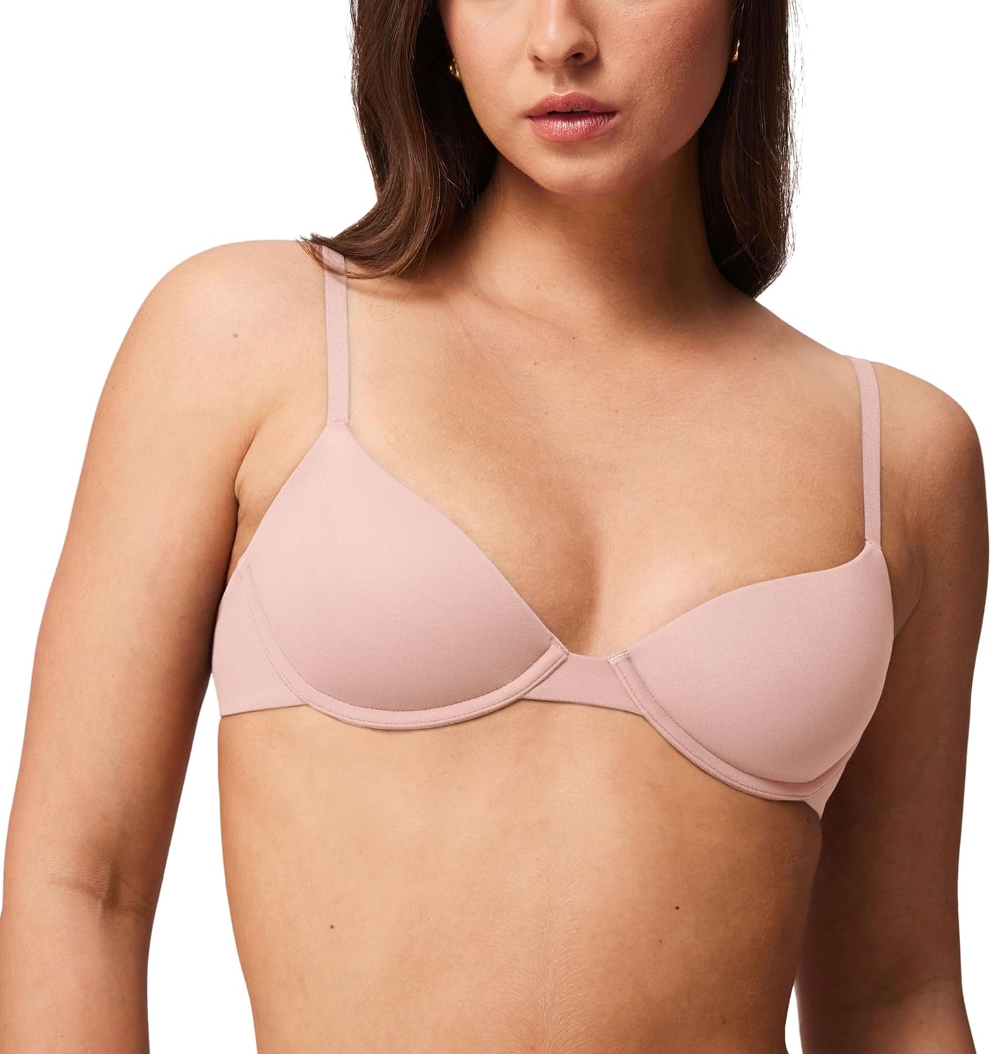 T-Shirt Bras for Women Small Breasted Demi Underwire Lightly Lined Bras 32AA-38A