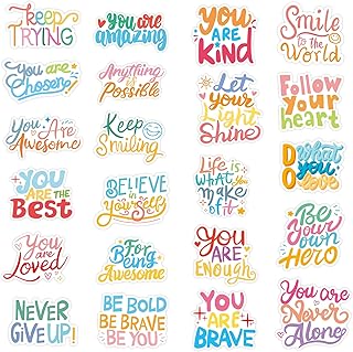 JULMELON Inspirational Locker Decorations Magnets, 22pcs Motivational Quotes Fridge Reusable Magnetic Stickers Magnets for Cruise Cabin Door Classroom Refrigerator Car Accessories
