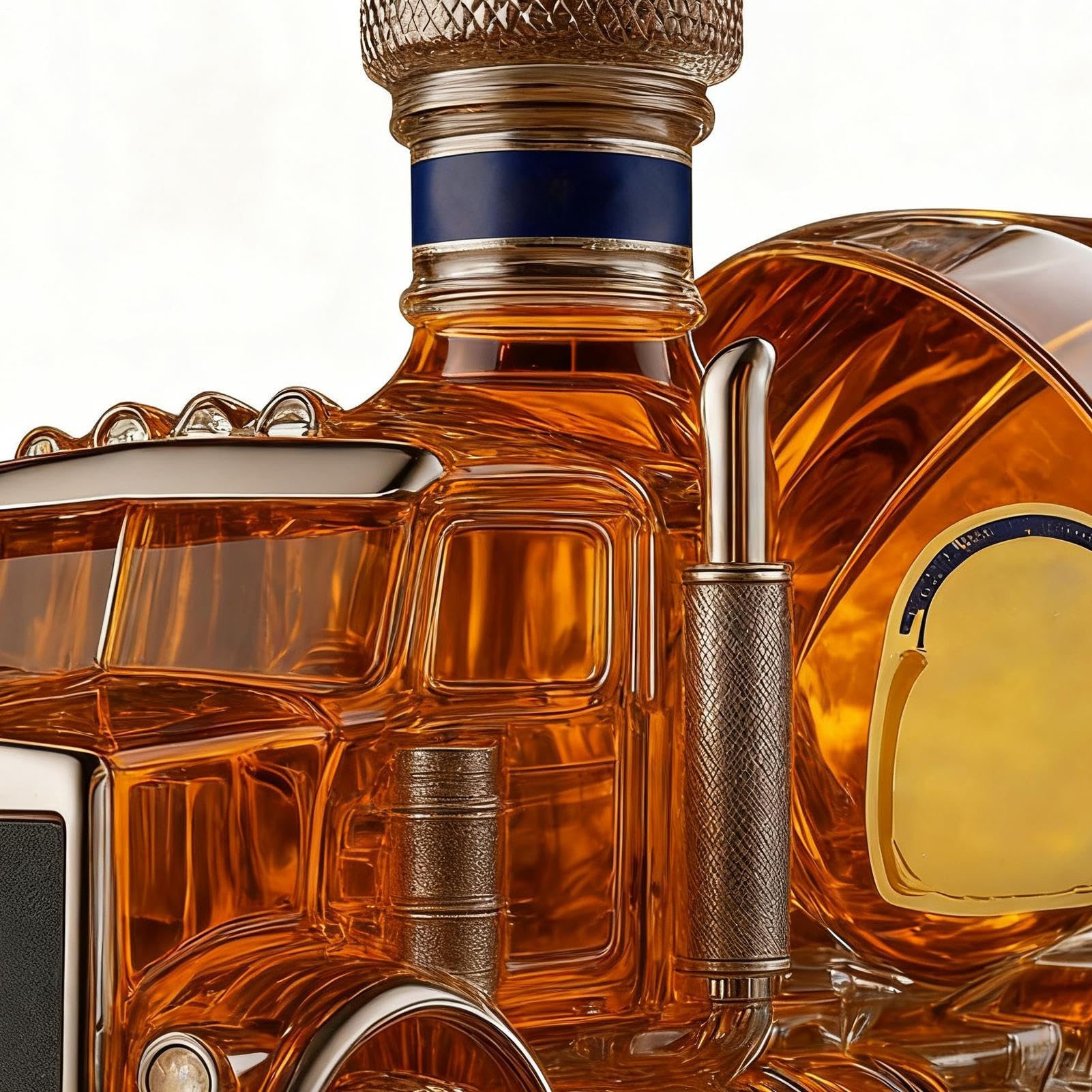Decanter per whisky, decanter in vetro a forma di camion, divertente bottiglia di vino – per compleanno, Natale, matrimonio, inaugurazione della casa, bar, feste a casa, celebrazioni, vino
