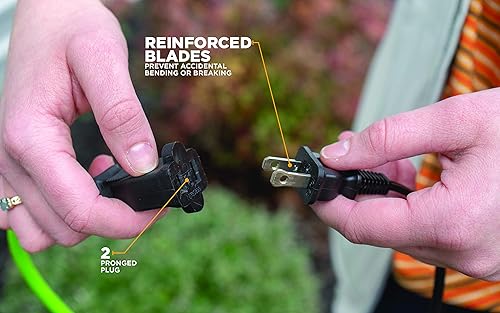 Miniatura 7 de WORX Trivac Leaf Collection Bag (WGBAG500) y Yard Master 9940010 cable de extensión de 120 pies