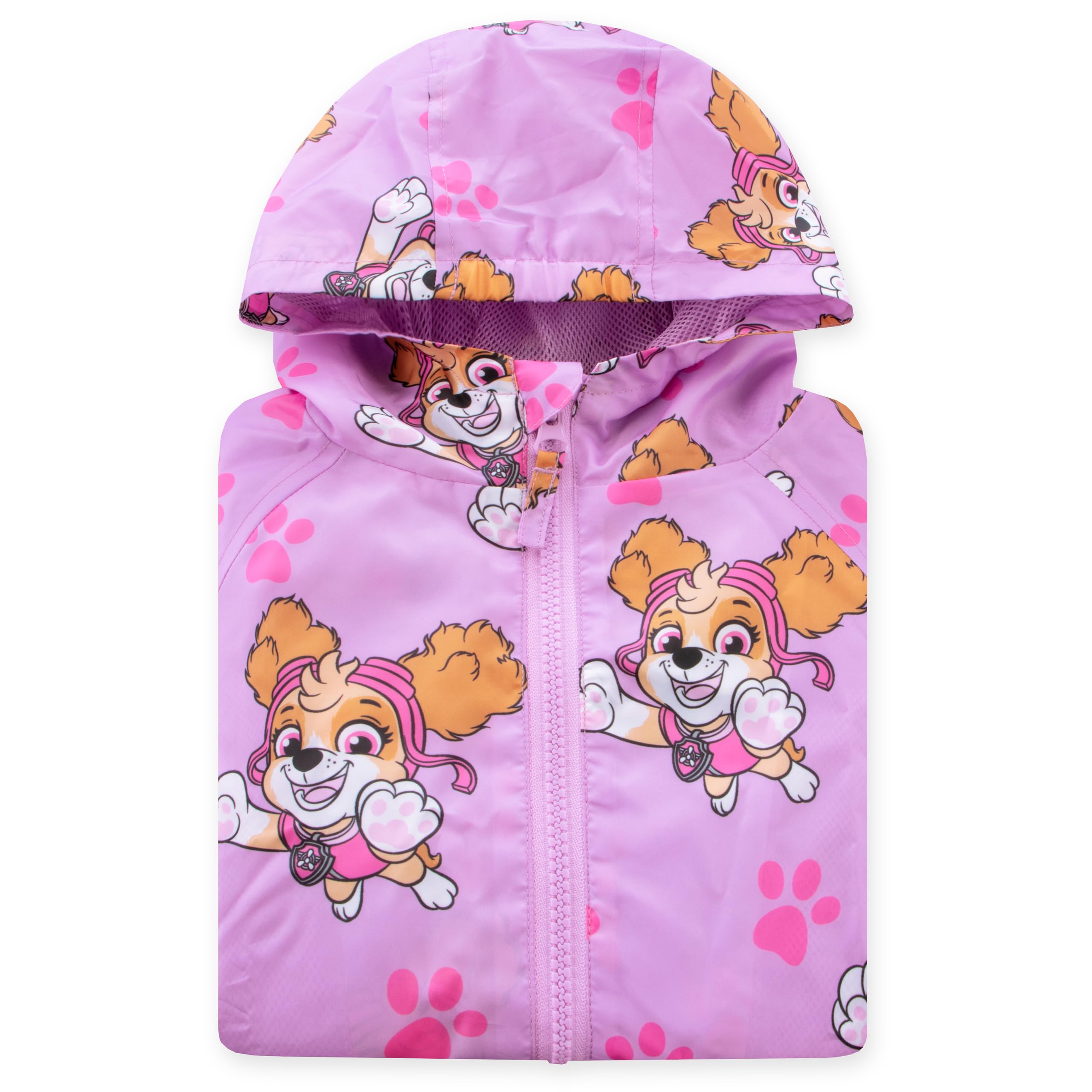 Paw Patrol Imperméable Fille, Skye Manteau de Pluie, Veste Pluie Enfant Résistante à l’Eau