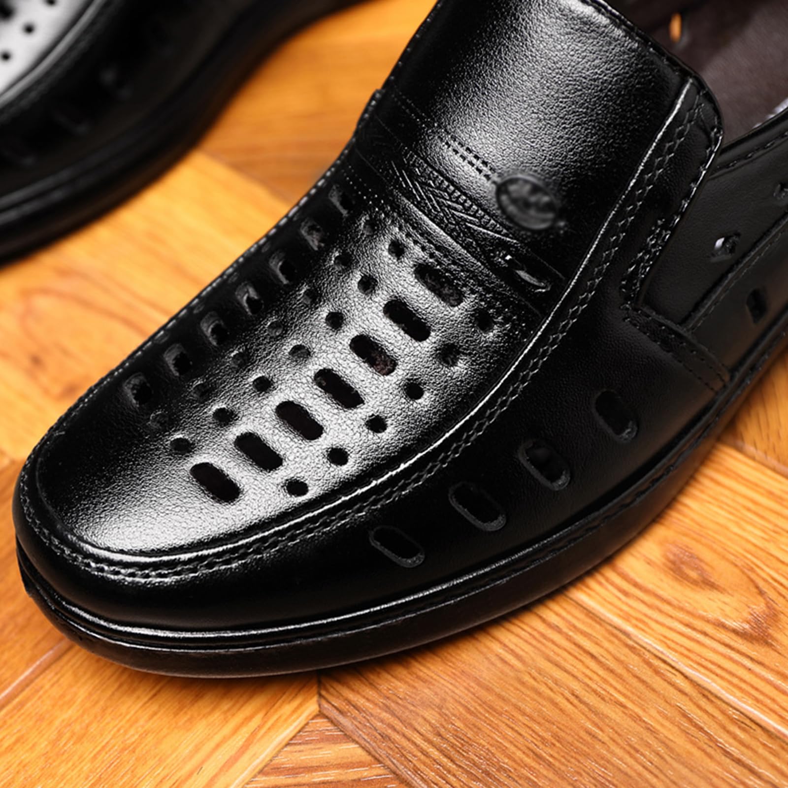 Mocassini da Uomo in Pelle Scarpe Eleganti | leggero, impermeabili, Traspirante, Oxford, Cerimonia, Formale, Business