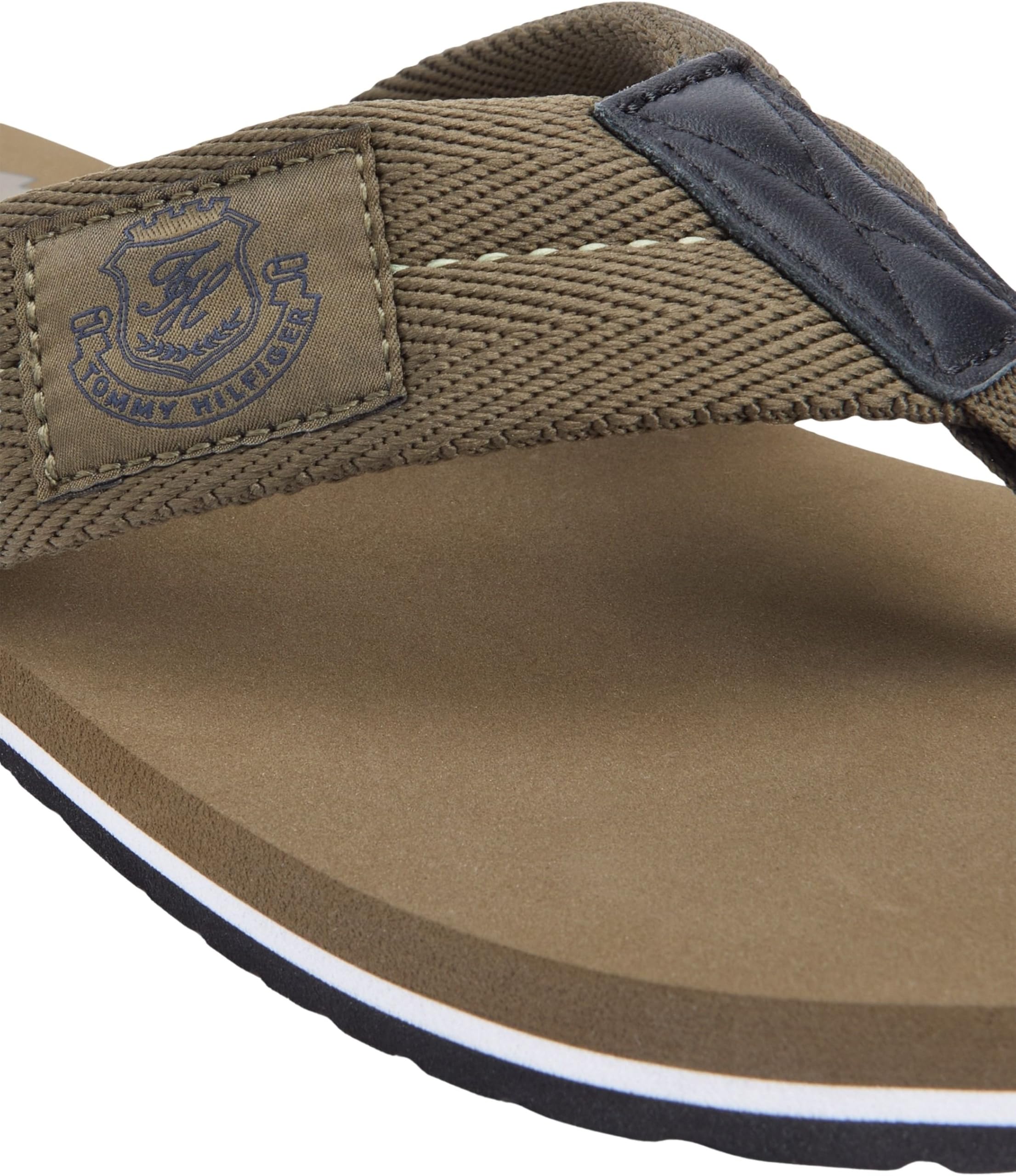 Tommy Hilfiger Herren Patch Hilfiger Beach Sandal Fm0fm05804Zehentrenner