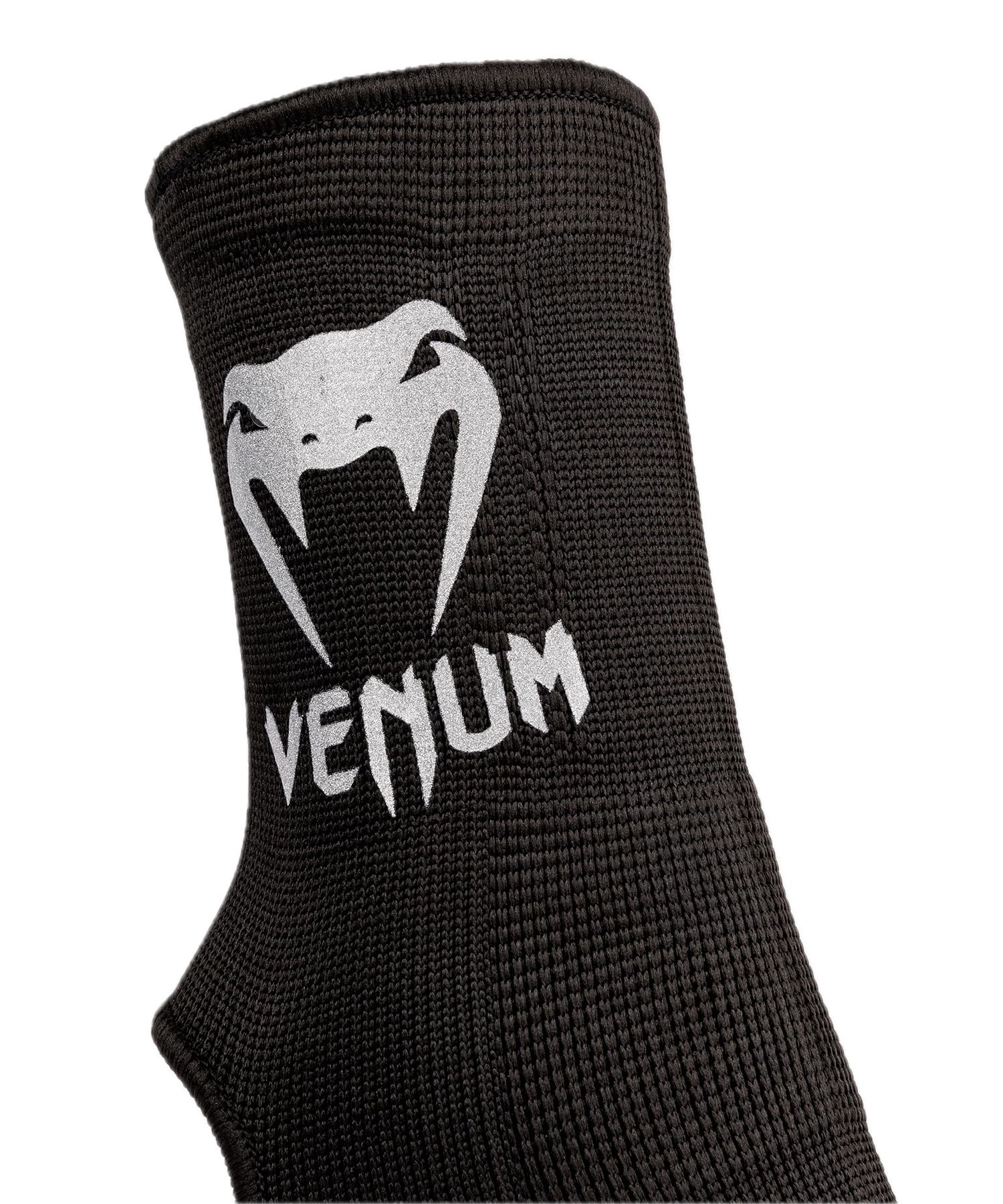 Venum Unisex Adult Kontact podpórki na kostkę, czarne, srebrne