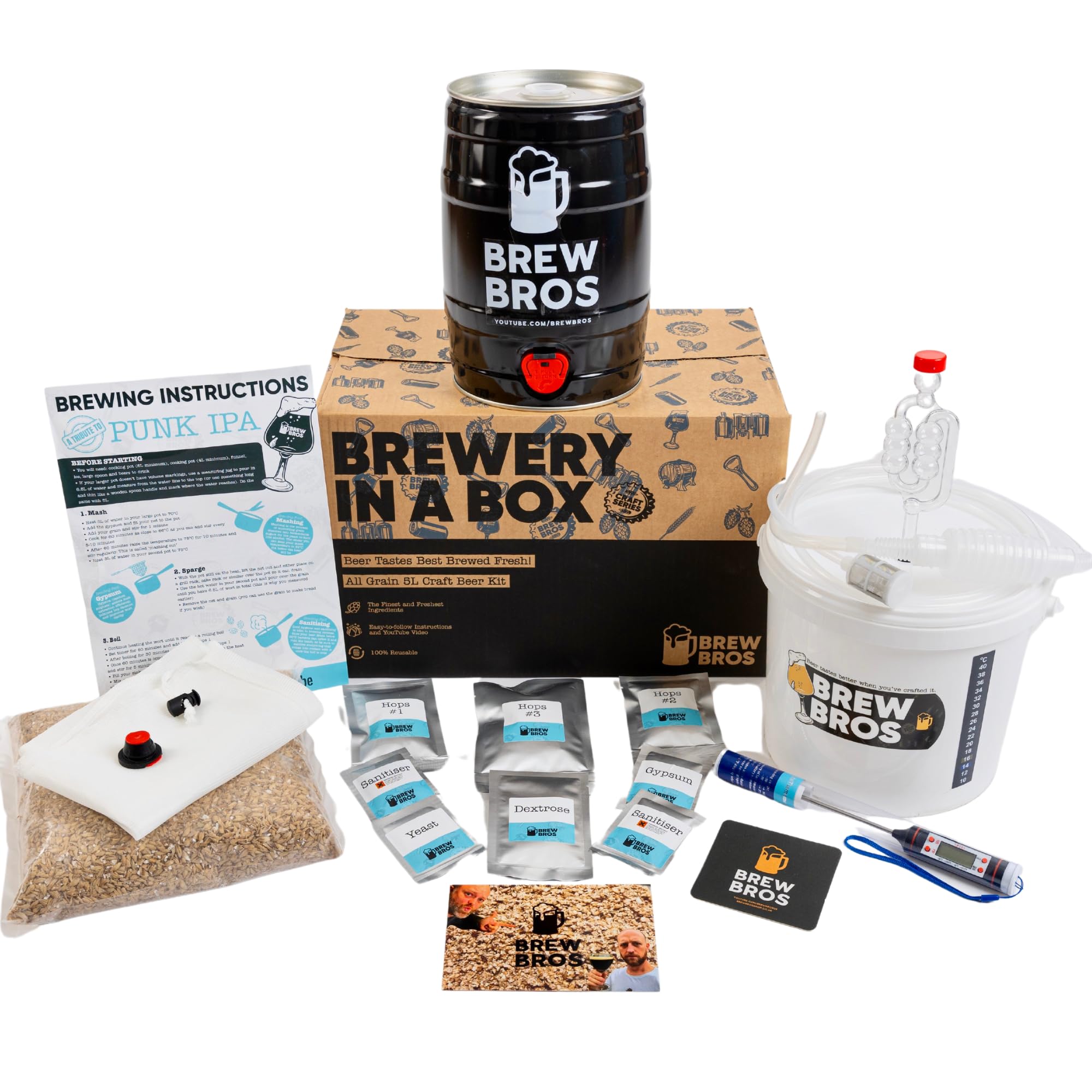 Brewery in a Box Craft Series - Tribute to Punk IPA | All Grain Reusable Beer Making Kit