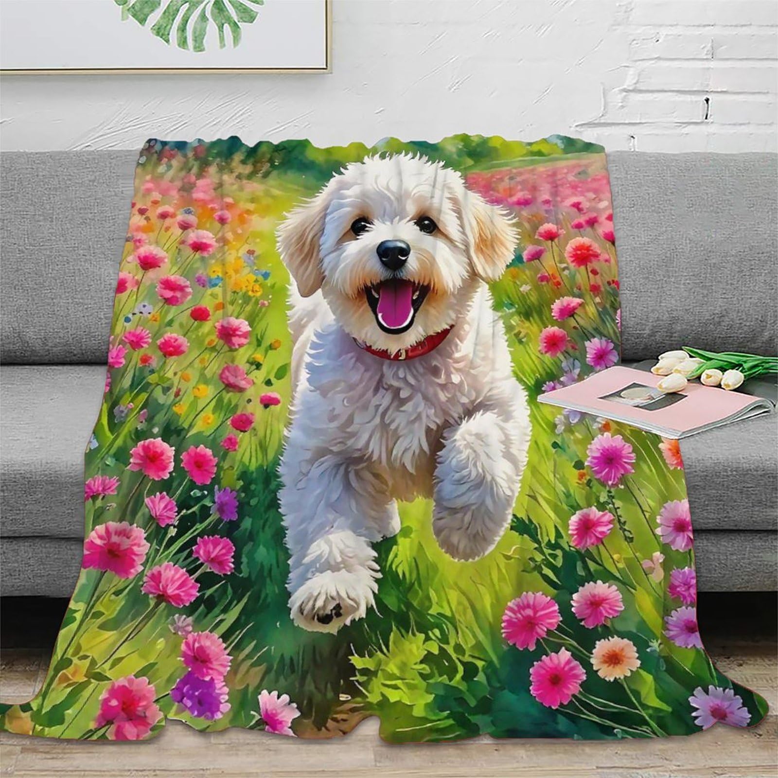 Couverture de lit imprimée 3D pour un moment cocooning sur le canapé ou en voyage
