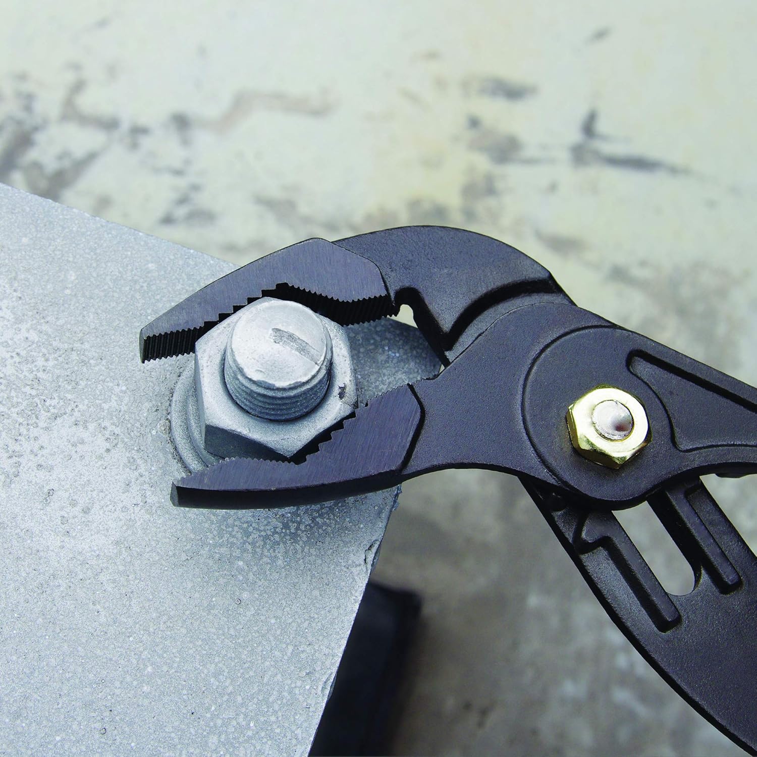 FUJIYA Tools, 130-250-BG, Lightweight Water Pump Pliers, Black & Gold color-, 10 Inch