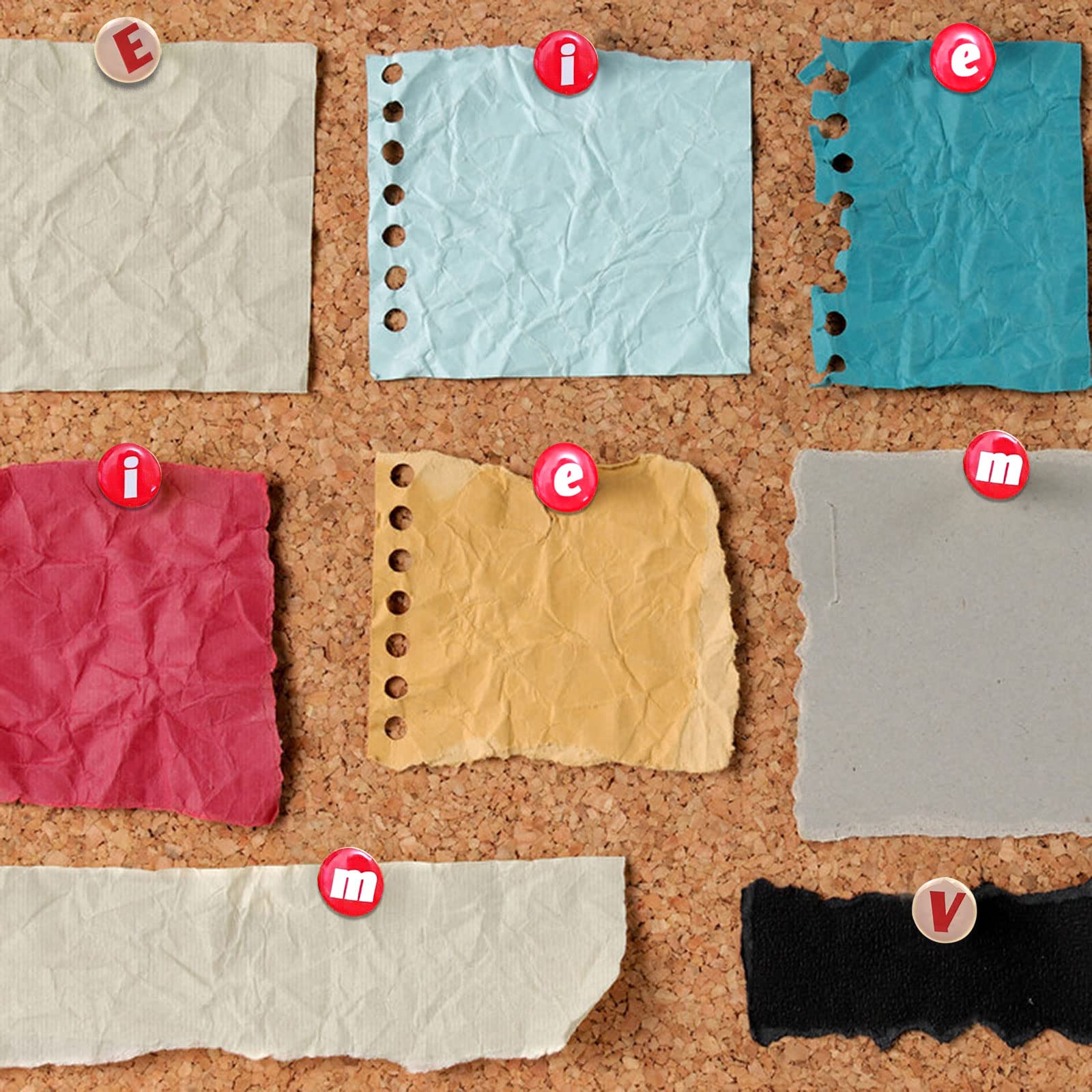 Snapklik.com : Push Pin Tacks, 156 Pcs Uppercase And Lowercase Letters ...