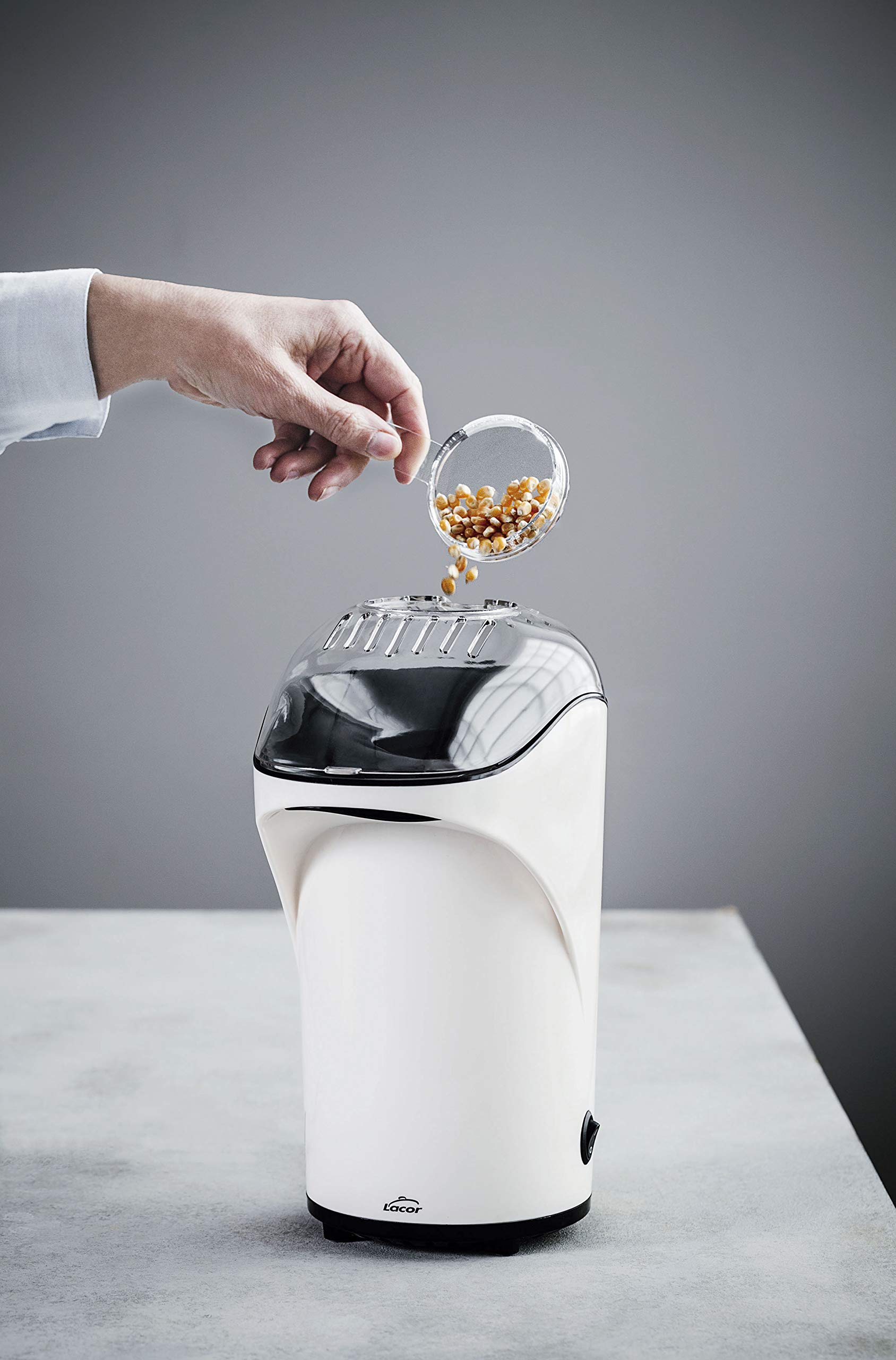 Lacor 69299 - Fabricant de pop-corn électrique sans BPA, puissance 1000W