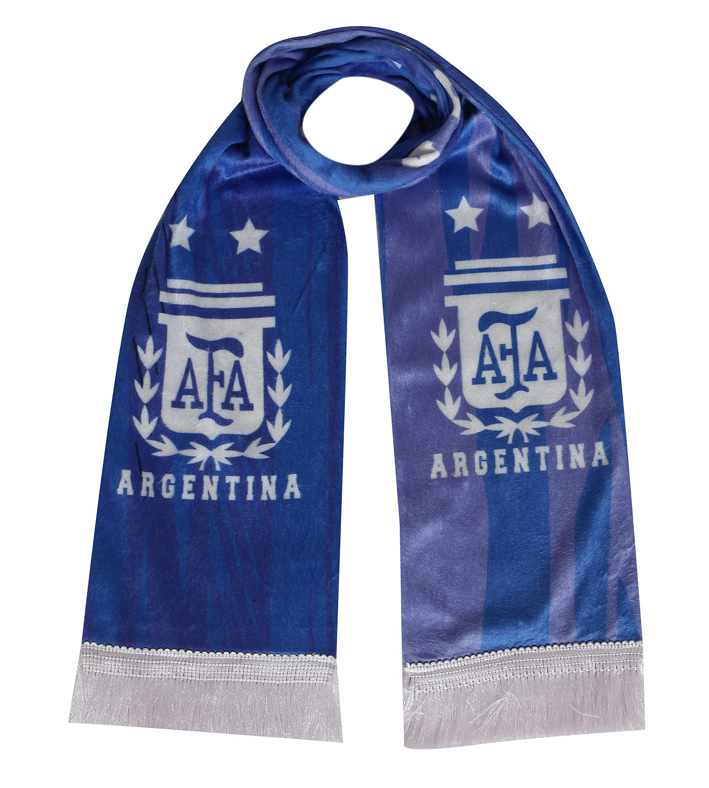 KD Soccer Winter Muffler Argentina Football Scarf Country World Cup Fans Soccer Scarves velvet Fur Premium Fabric-image-35