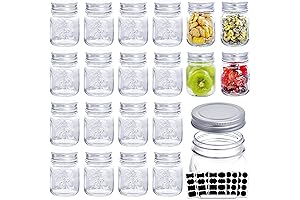 6 Oz Glass Jars With Lids - The Perfect Jar for Your Canning Needs