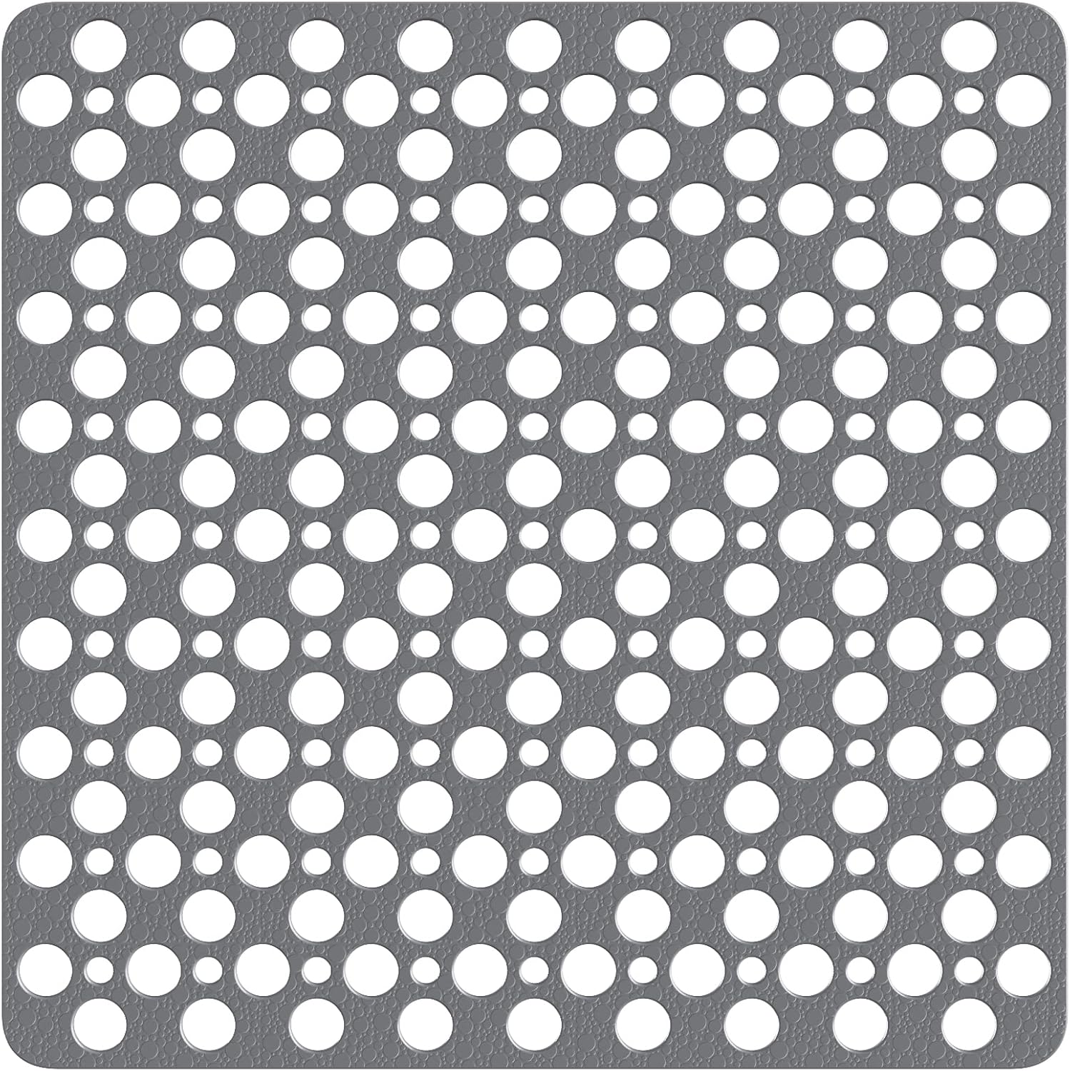 XIYUNTE Square Shower Mat Non Slip Anti Mould for Elderly 53 x 53cm Non Slip Shower Mats for Inside Shower Anti Slip Shower Mat
