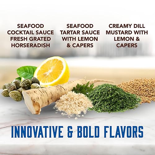 Vista 16 de Inglehoffer Paquete variado de condimentos, mostaza de pimiento fantasma, rábano picante wasabi y mostaza picante dulce (paquete de 3)