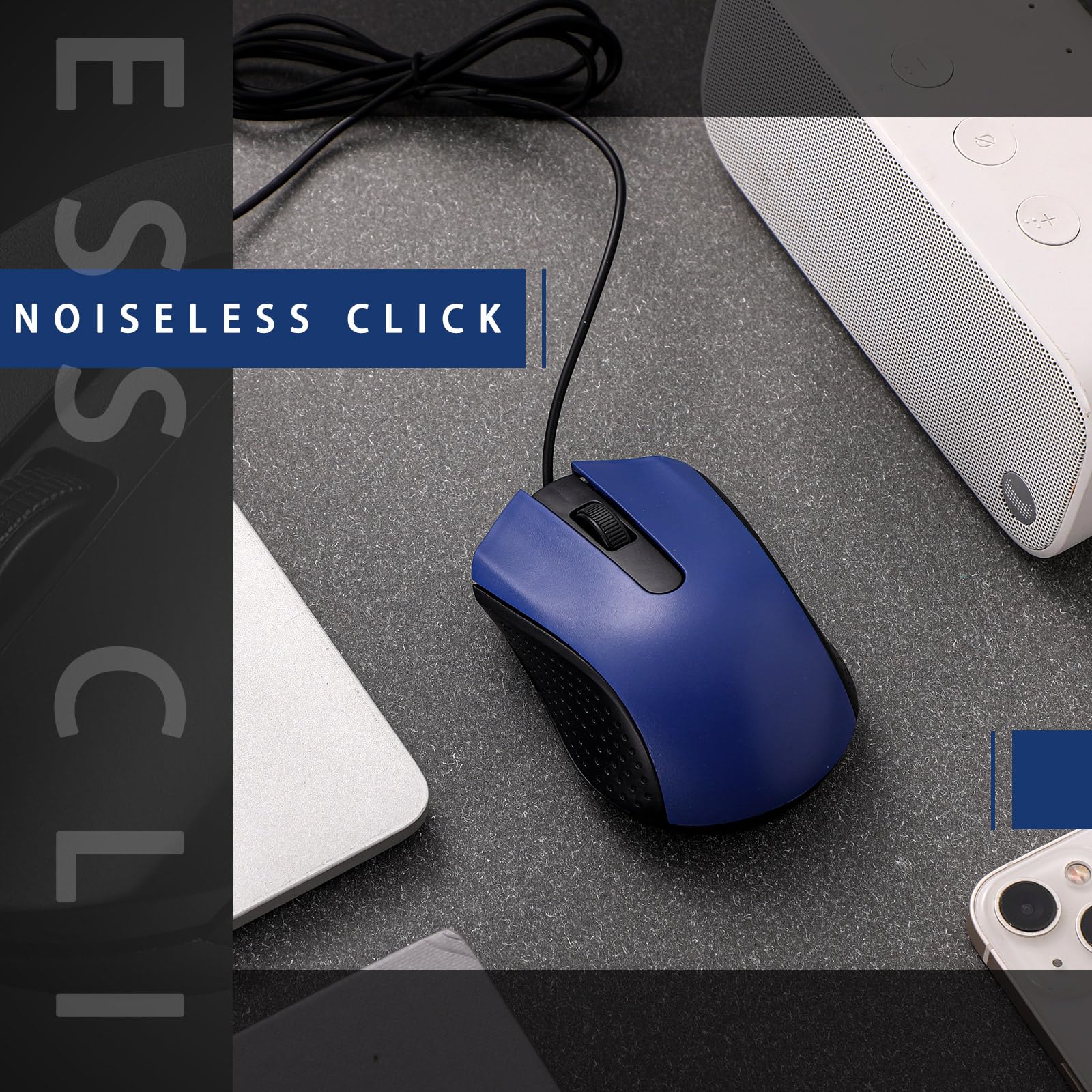 Wired Computer Mice 12-Pack Wired USB Computer Mice - Bulk Ergonomic PC ...
