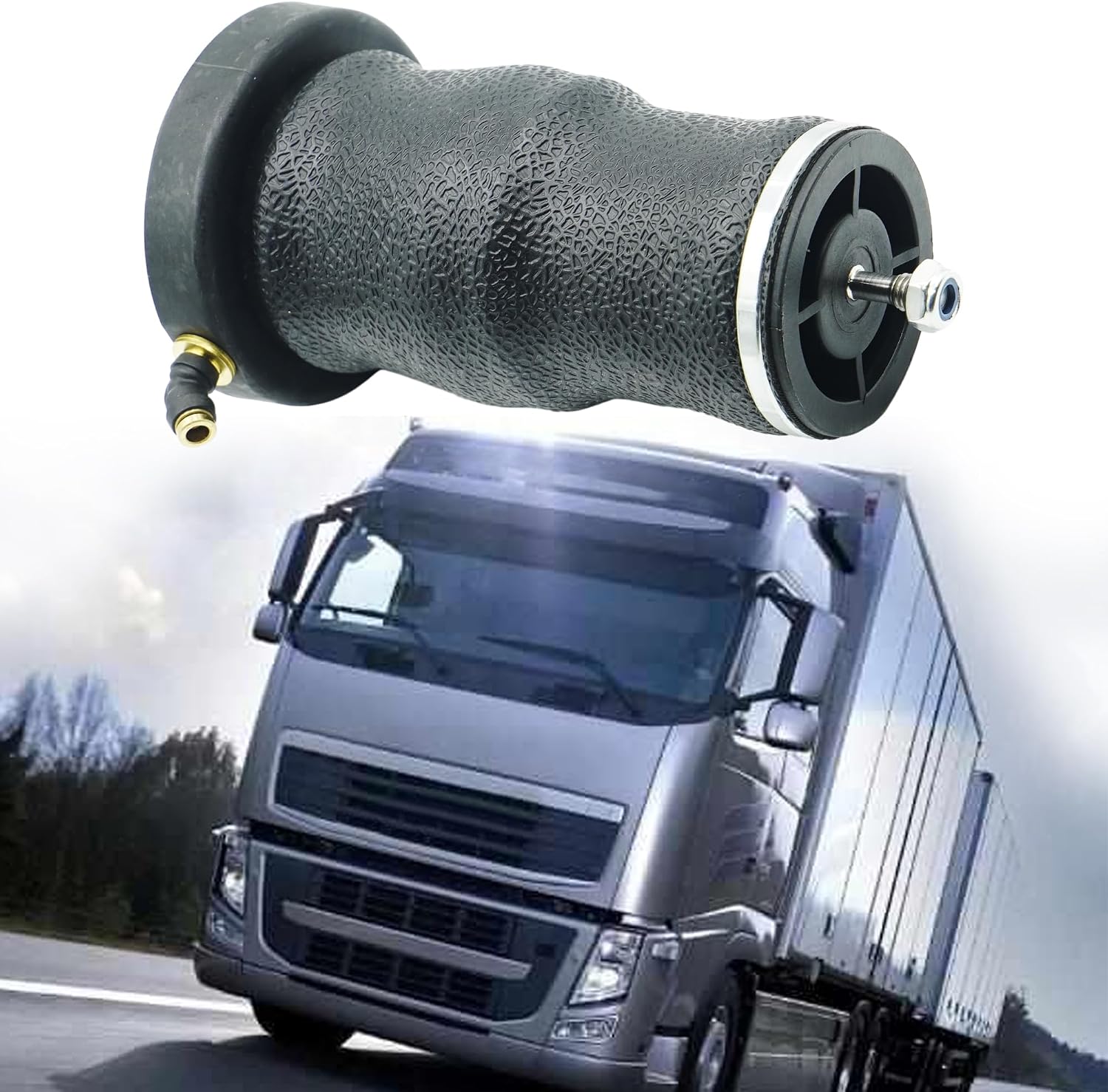 21338453 21338451 20530777 24417728 Cab Air Ride Springs Shocks for Volvo 2010 2011 Vn Vnm Trucks Sleeper Goodyear Replace # 1S5-156 1S6-054 TR8453 Direct Fit Sleeper Air Suspension