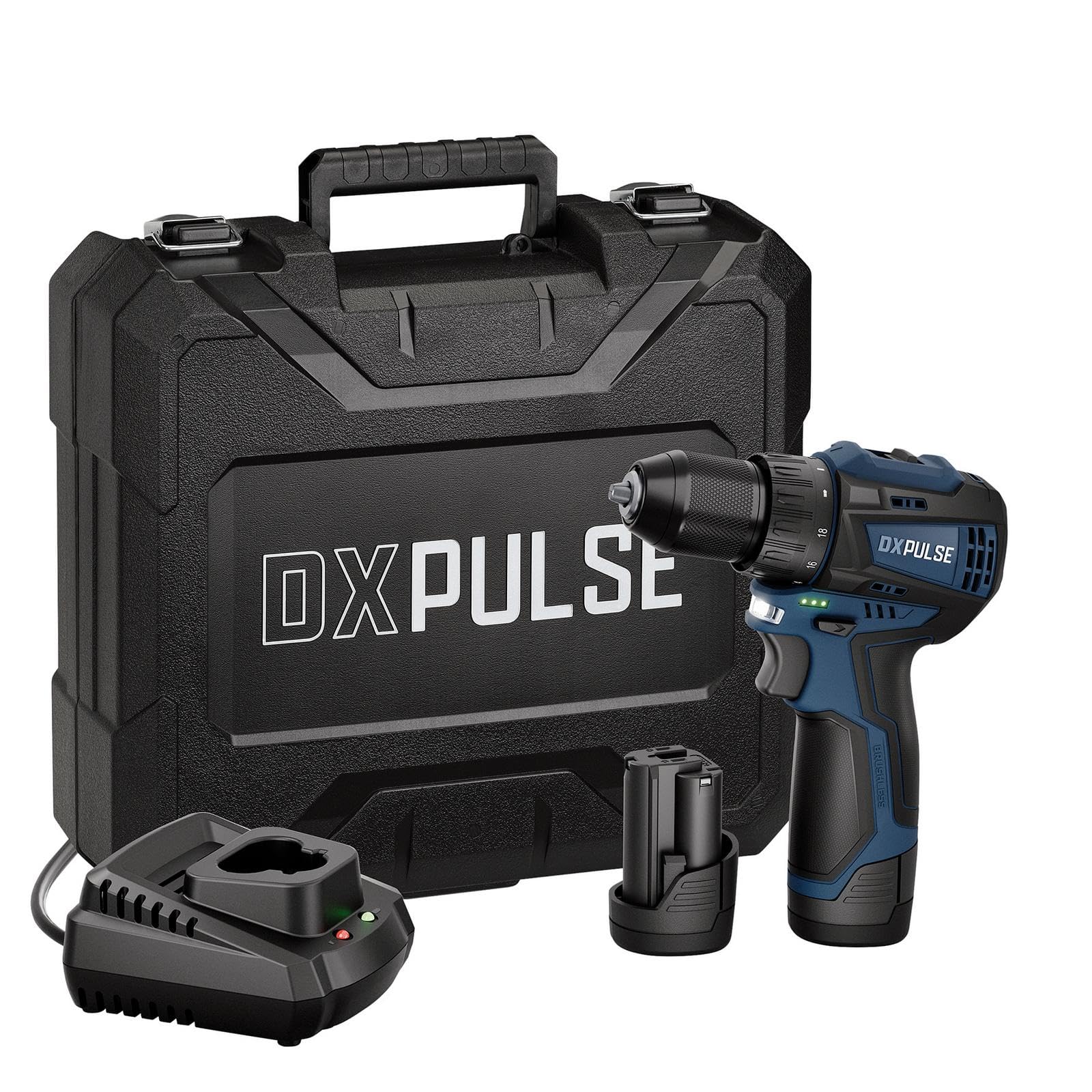 Draper Dxpulse 12V Cordless Brushless Drill Driver