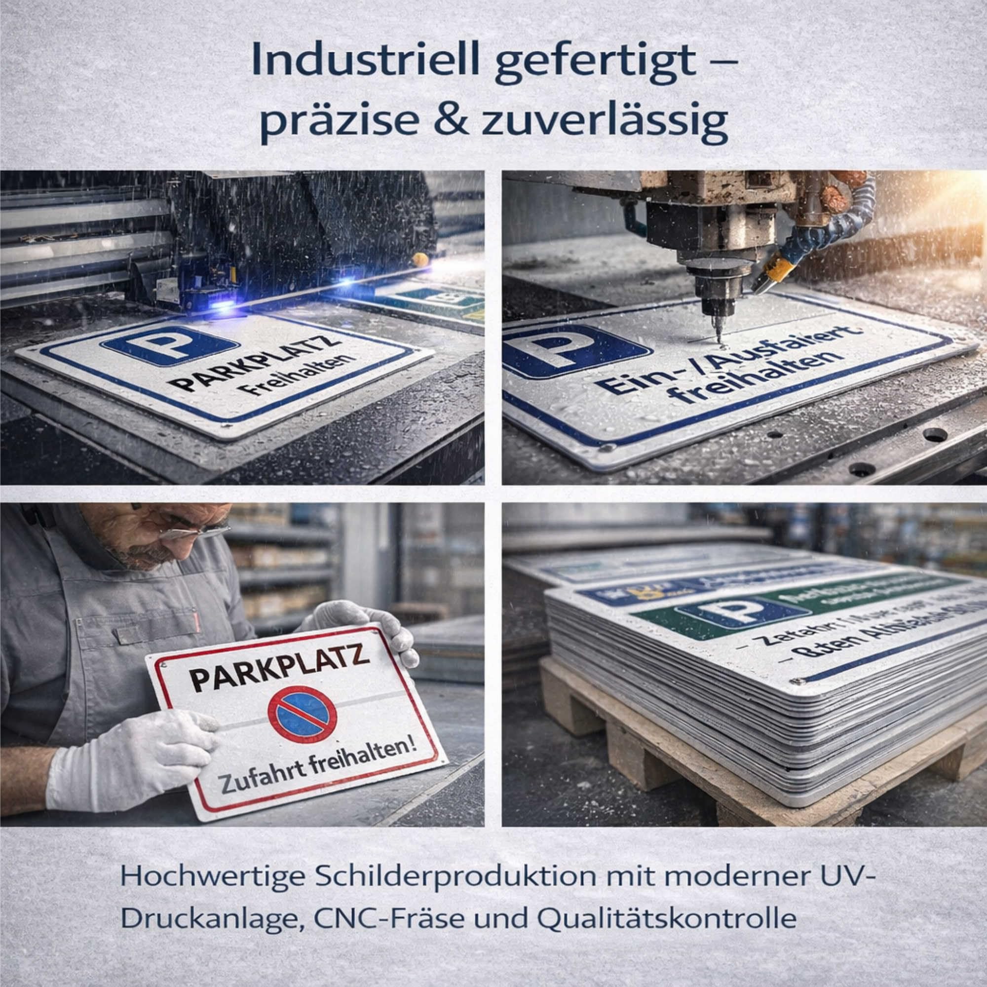 INDIGOS UG - Aluverbundplatte Schilder 3mm - Sicherheit - Achtung Kinder - 600x400 mm - Hotel, Firma, Schutz, KITA, Arzt, Praxis, Wohnung