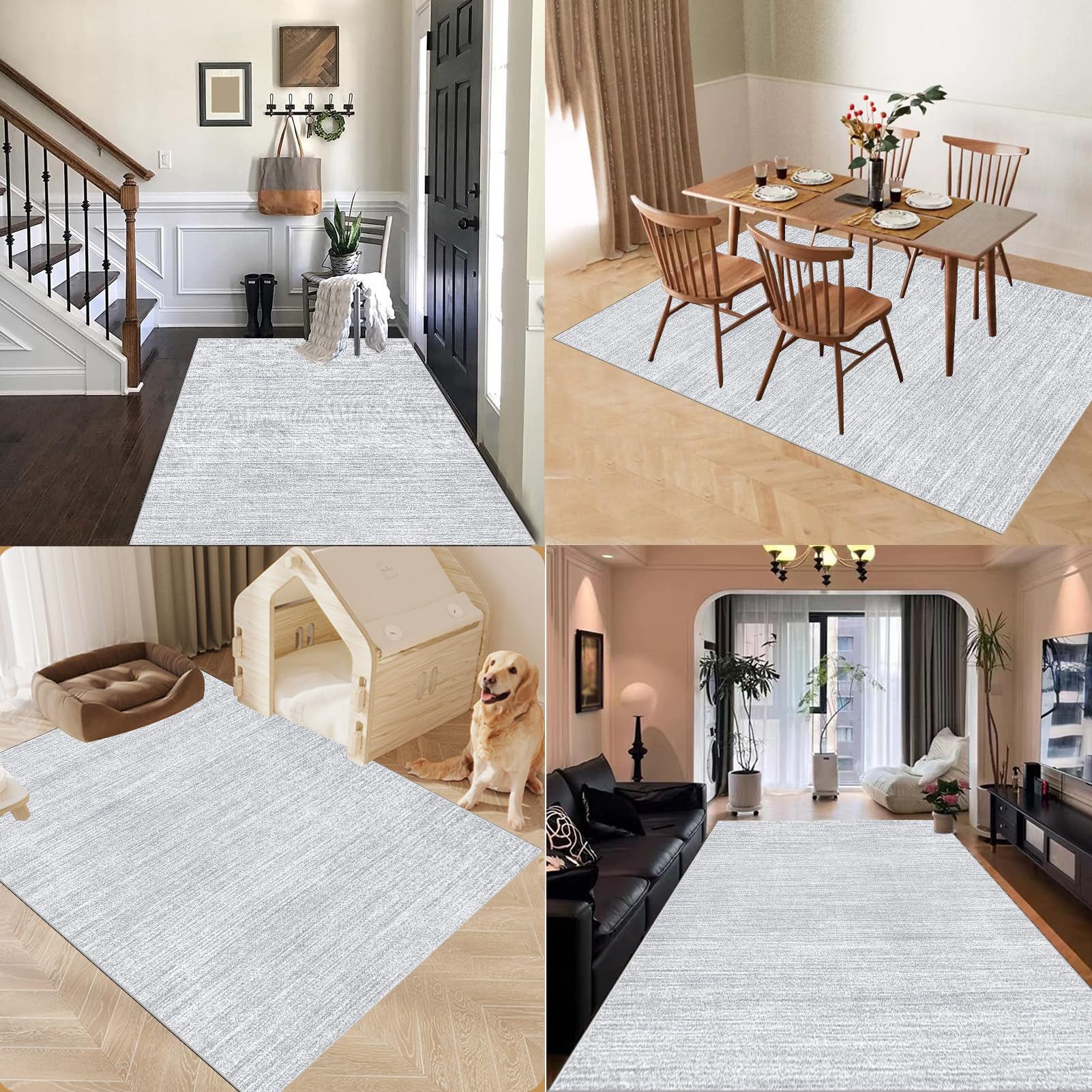 90 x 140 cm Tapis de Chaise Gaming Antidérapant, Tapis de Chaise de Bureau Tapis de Sol Bureau pour Sol en Bois Dur, Tapis de Bureau pour Chaises Roulantes, Tapis protège-Sol pour Chaise de Bureau