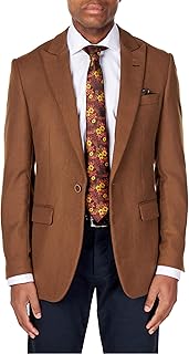 Xposed Marco - Mens Double Single Breasted Blazer Smart Retr