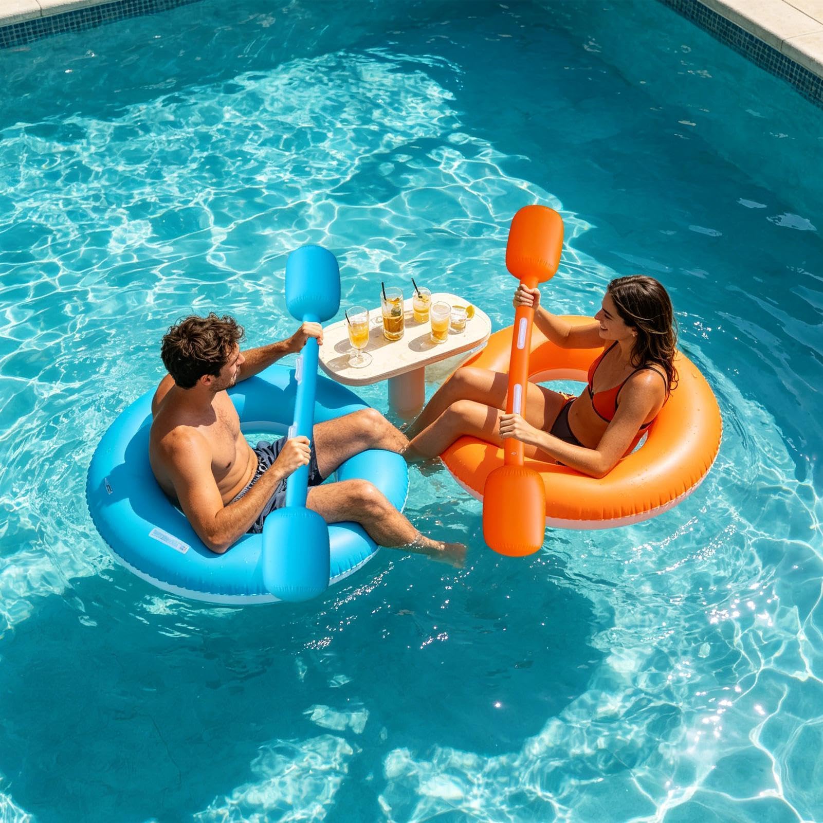 Ensemble de jeux de piscine gonflables, accessoires amusants flottants, équipement de natation en plein air, pour adultes, , enfants, lac, rivière, plage, jardin, natation, sports, vacances