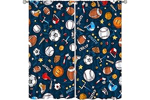Blackout Sport Themes Polyester Curtains for Kids Bedroom
