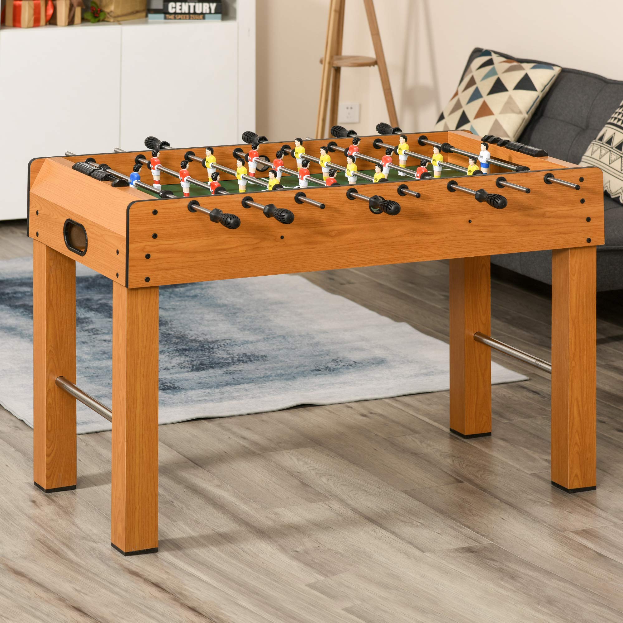Calcio Balilla Professionale in MDF con 2 Palline Segnapunti 22 Giocatori