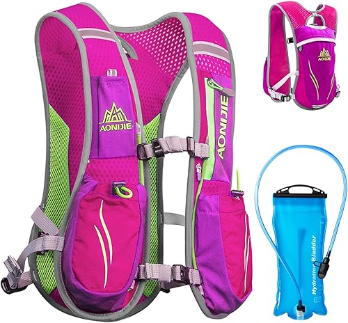Azarxis Chaleco de hidratación para correr, mochila de 5L 5.5L para mujeres y hombres Jogging Trail Race Marathon Ciclismo Senderismo