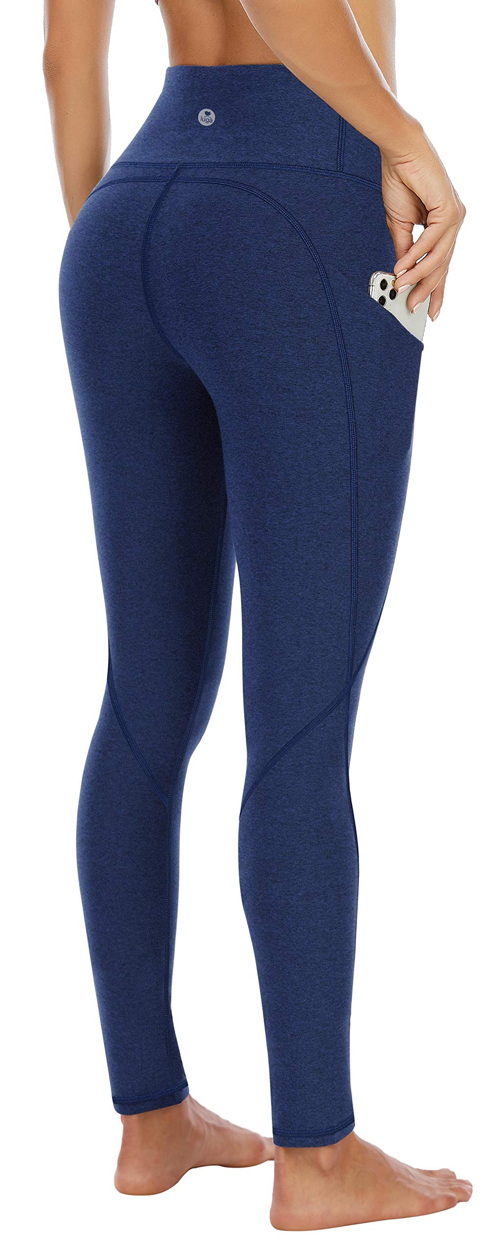 IUGA Leggings with Pockets for Women High Waisted Yoga Pants for Women Butt Lifting Workout Leggings for Women with 4 Pockets
