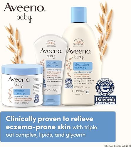 Miniatura 5 de Crema hidratante para tratamiento de eczema en bebés de la marca Aveeno  1 1